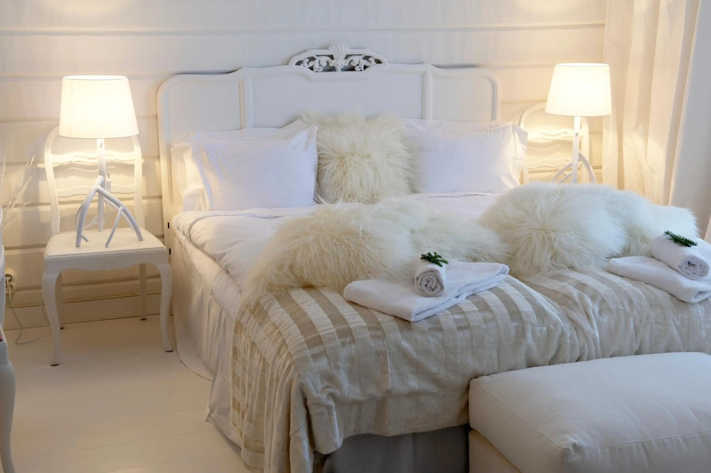 Bed in Hotel Bügelhof