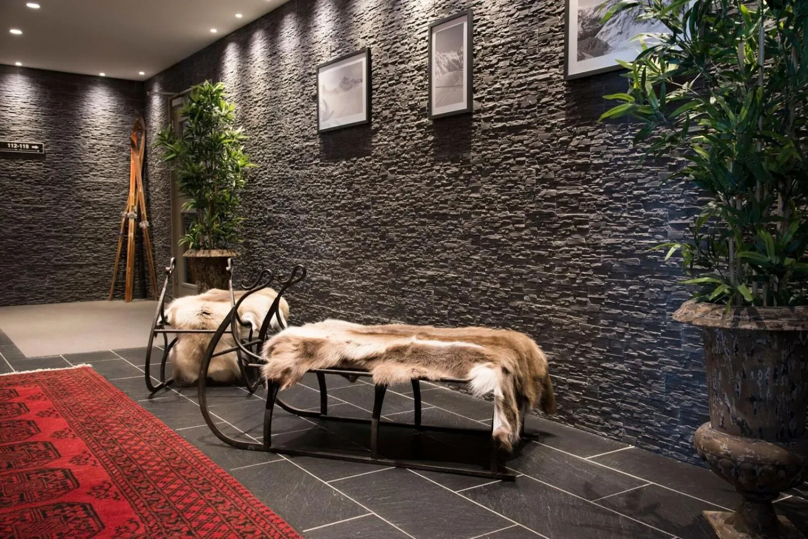 Decorative detail in Hotel Bügelhof