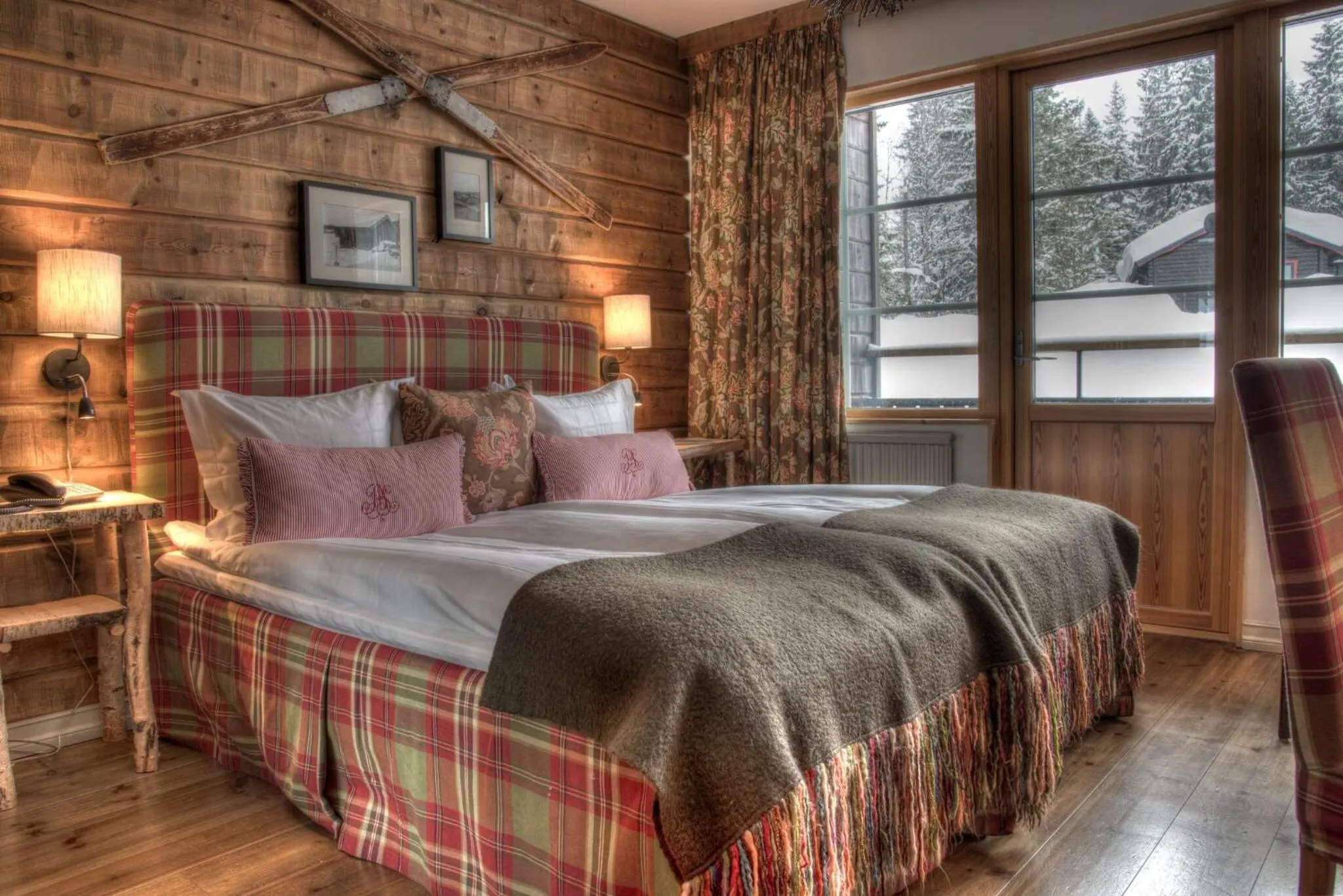 Bed in Hotel Bügelhof