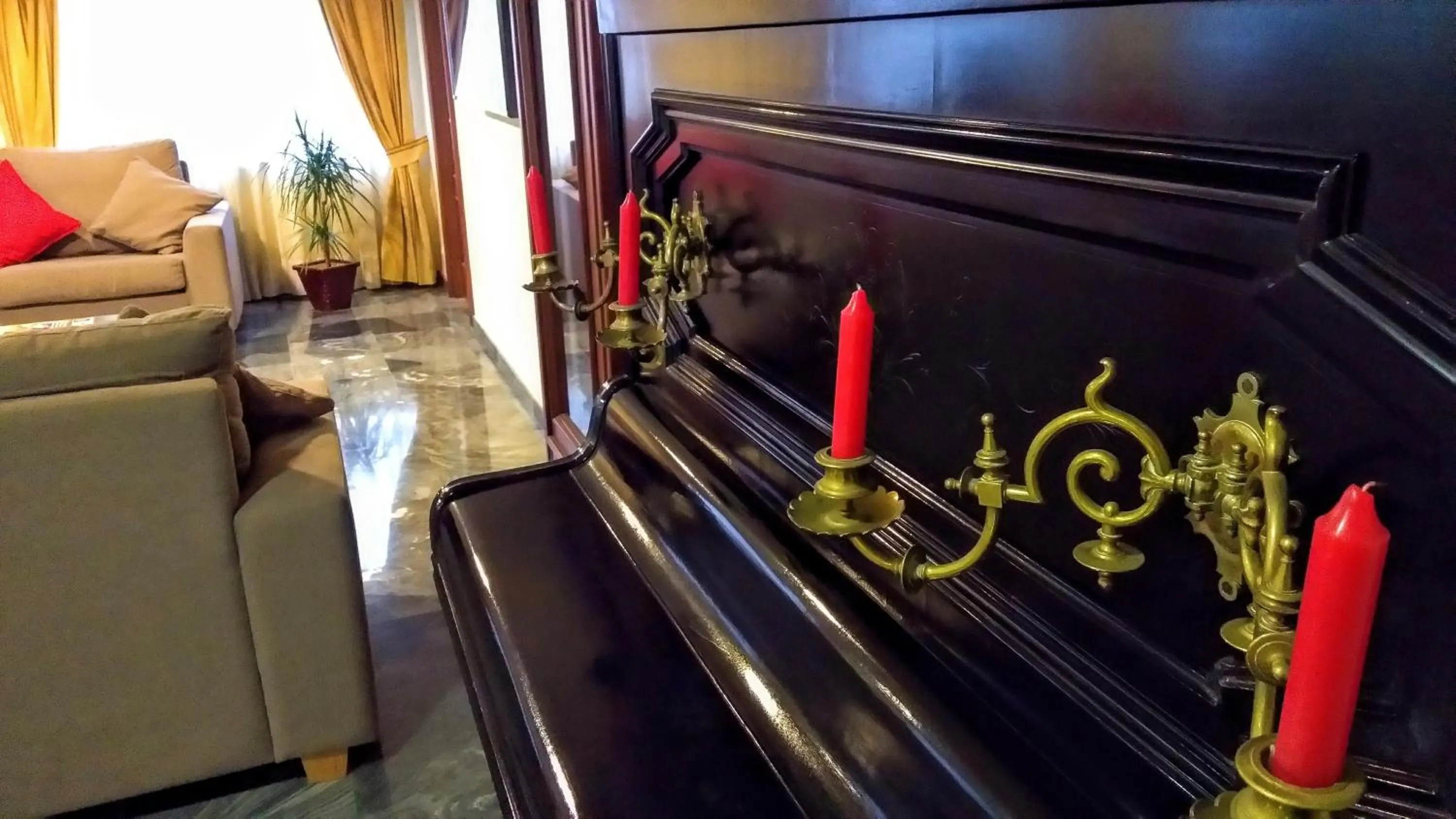 Communal lounge/ TV room in Hotel Windsor