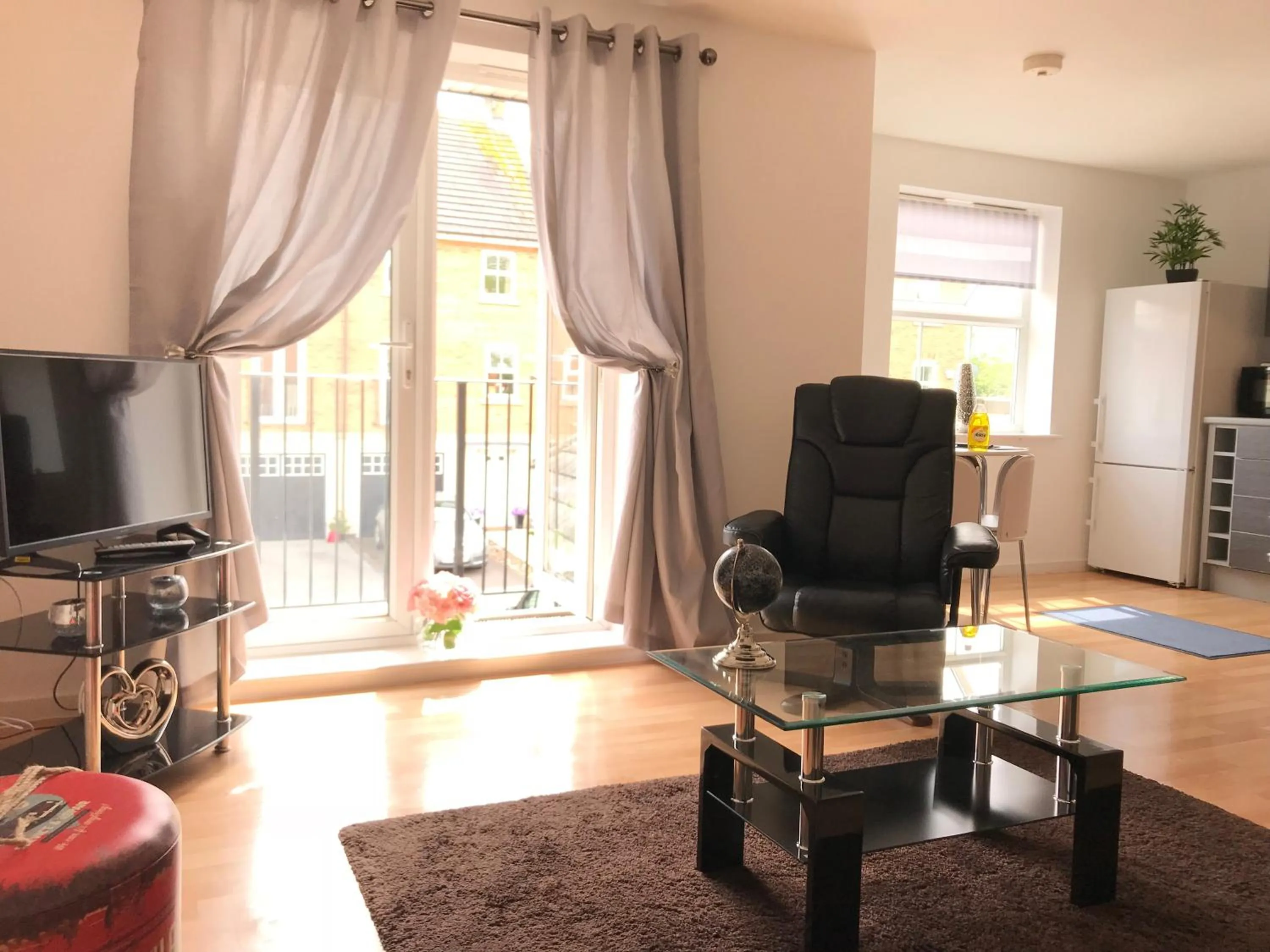 Living room in Grand Central Littleover Deluxe Apartments