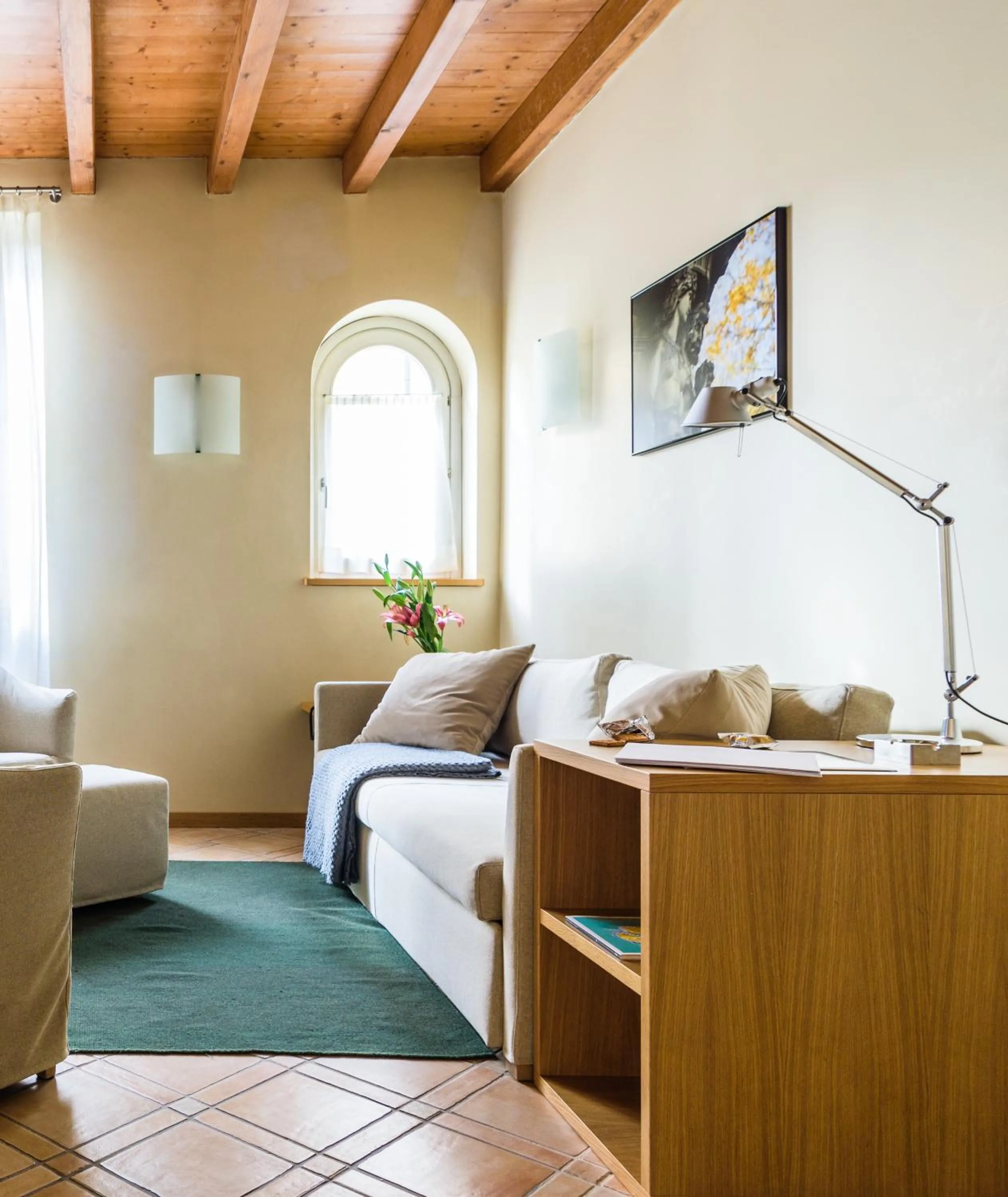 Living room, Bed in Ascanio Sforza - Suites & Apartments