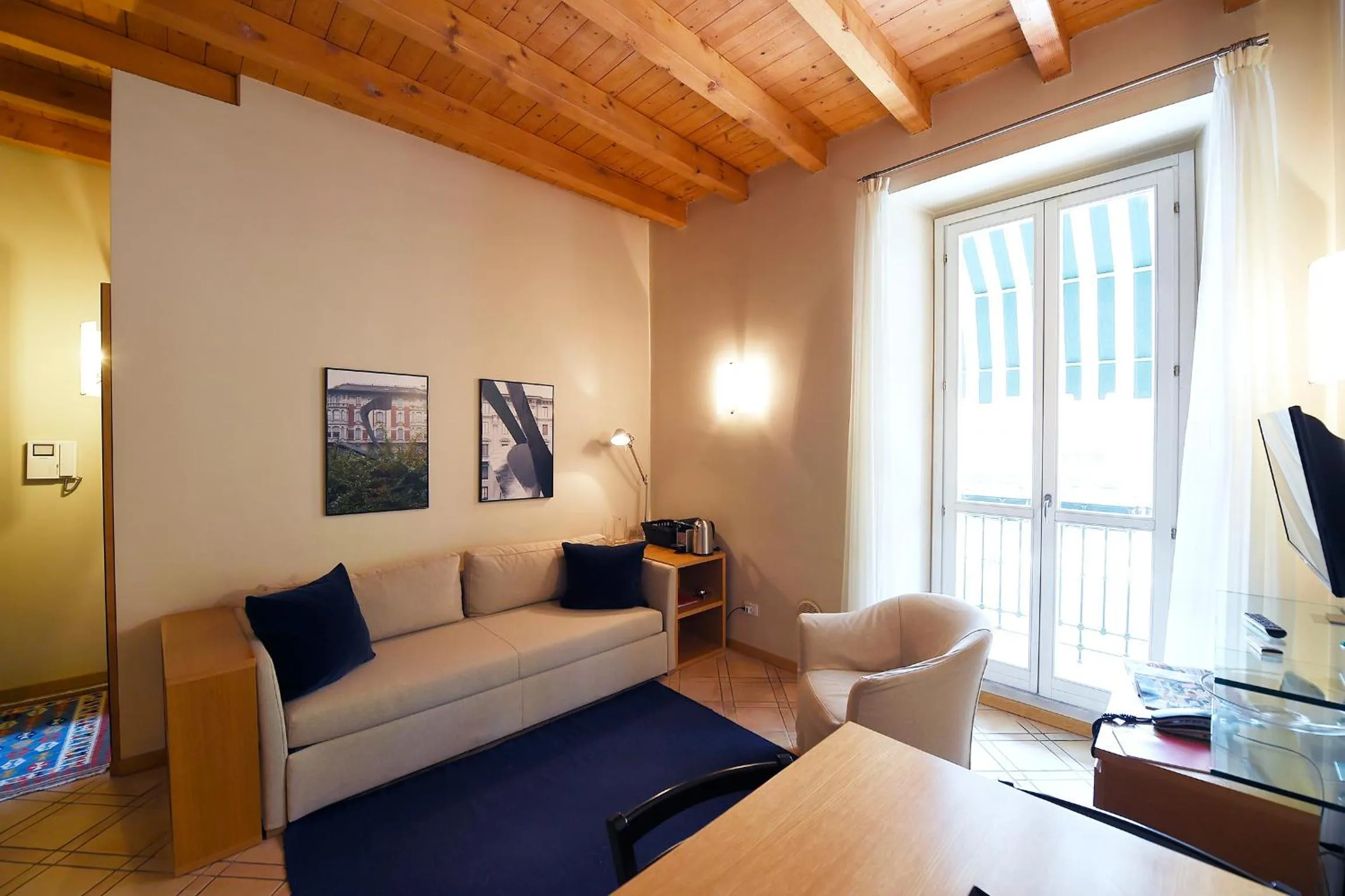 Living room in Ascanio Sforza - Suites & Apartments