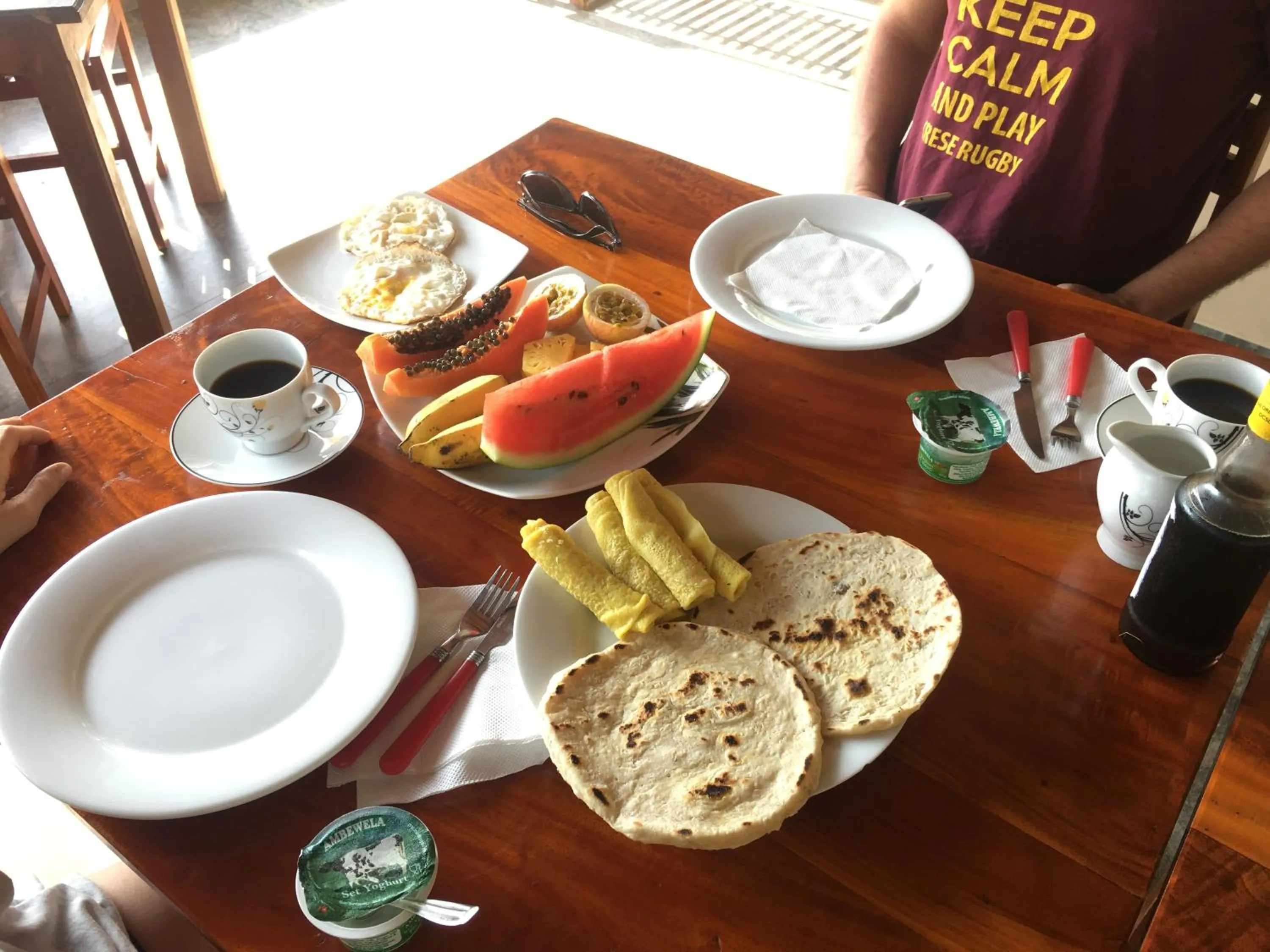 Asian breakfast in All View Resort