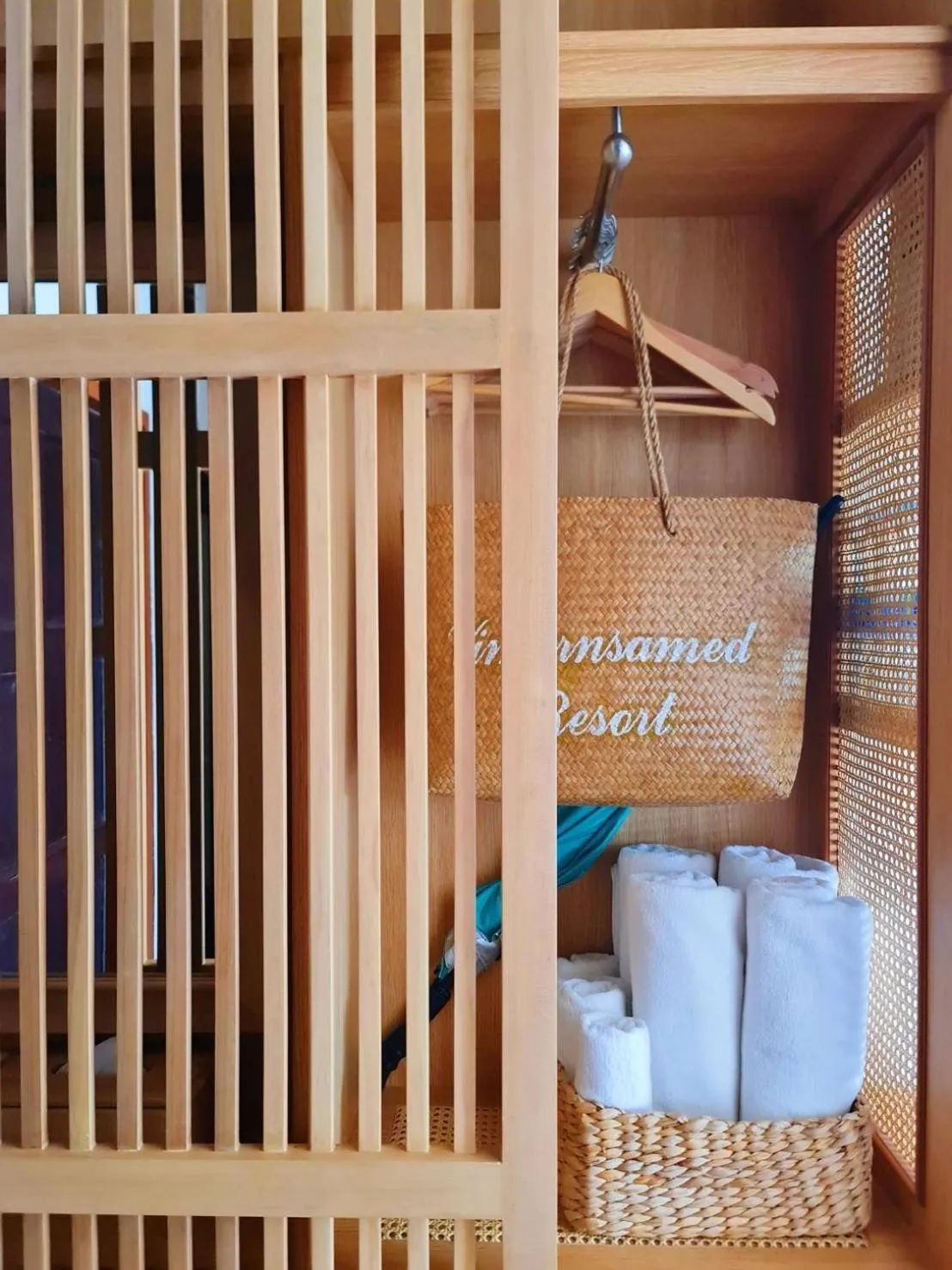 towels, Bed in Vimarn Samed Resort