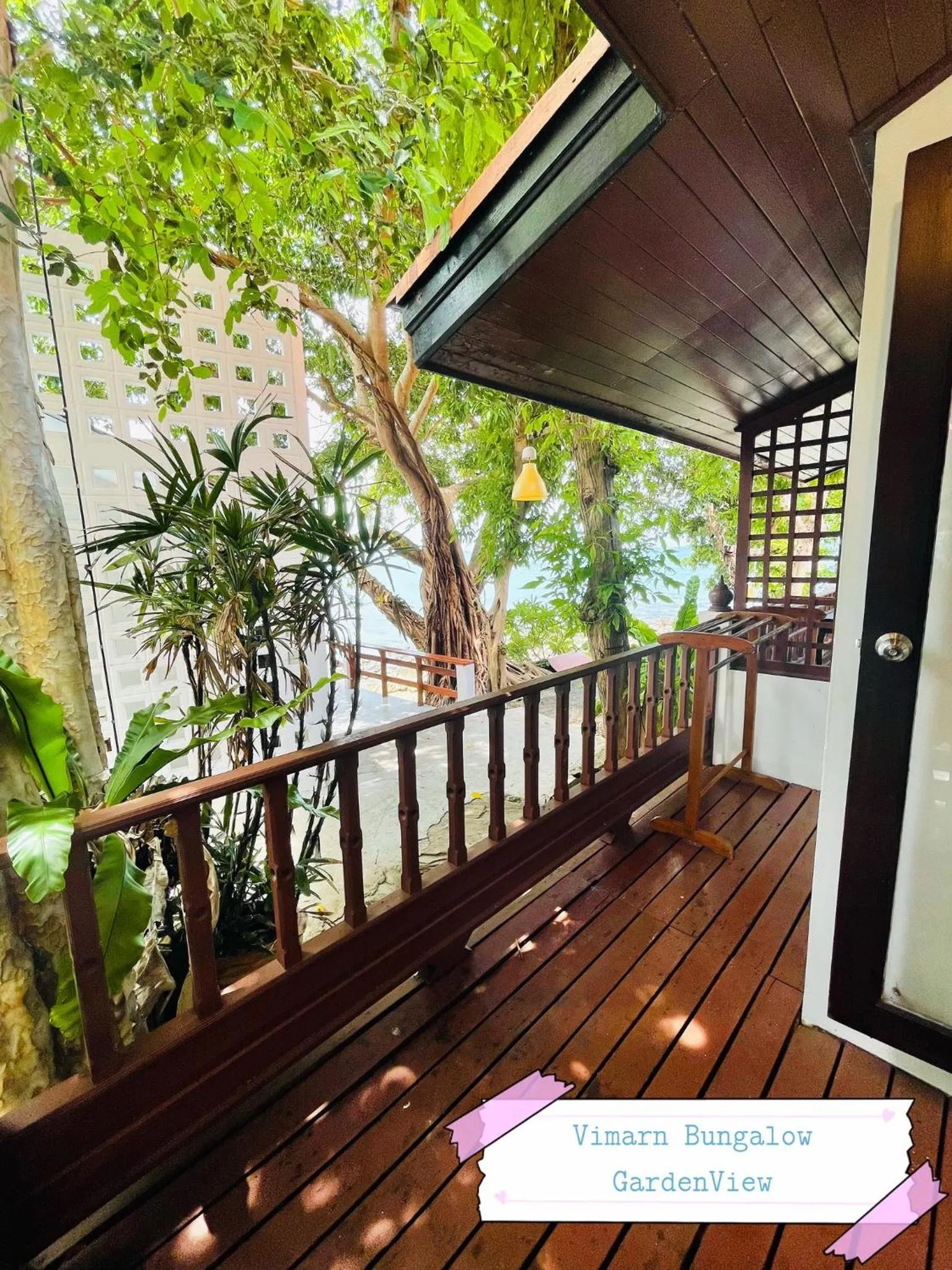 Balcony/Terrace in Vimarn Samed Resort