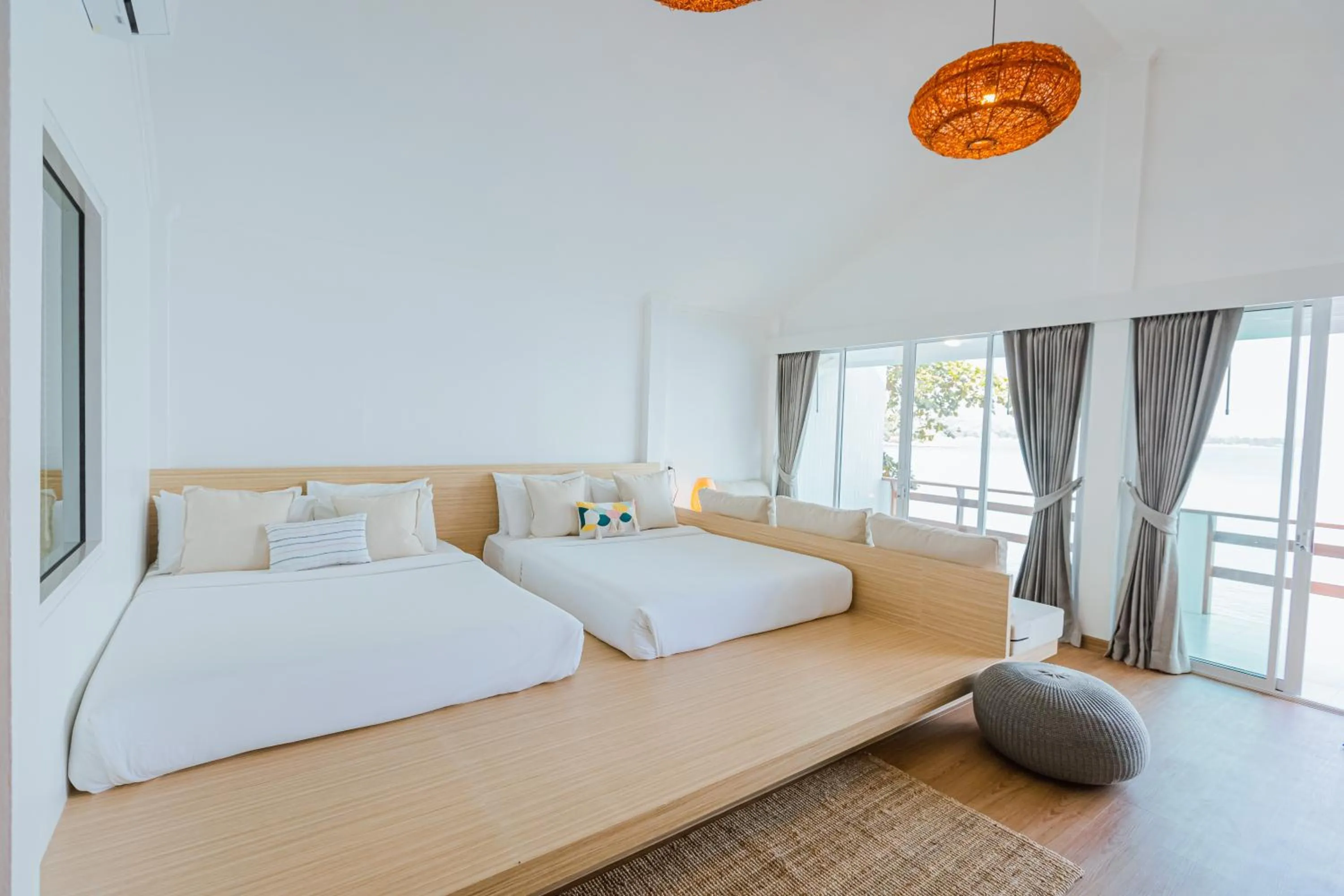 Bed in Vimarn Samed Resort