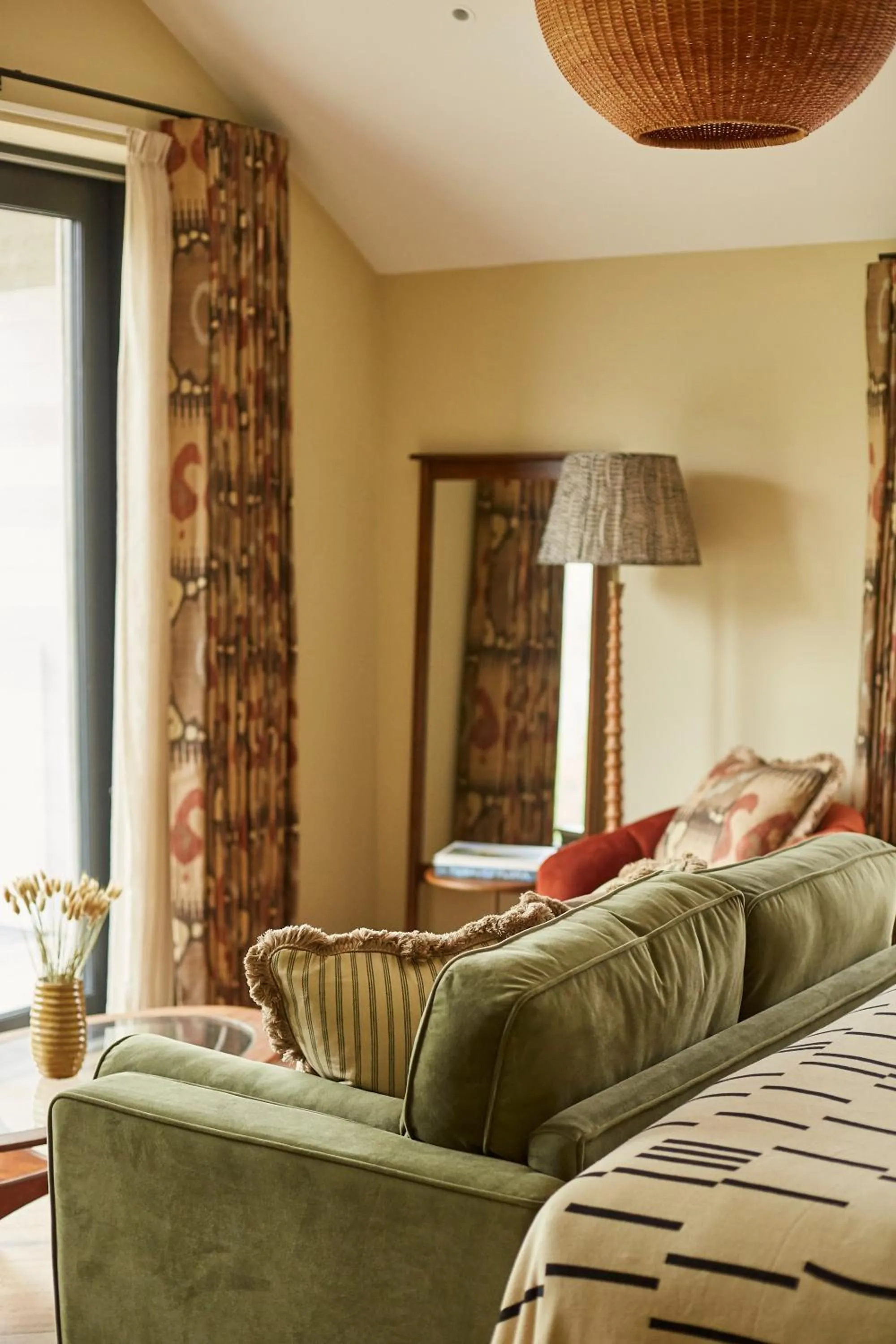Decorative detail, Bed in Rothay Manor Hotel
