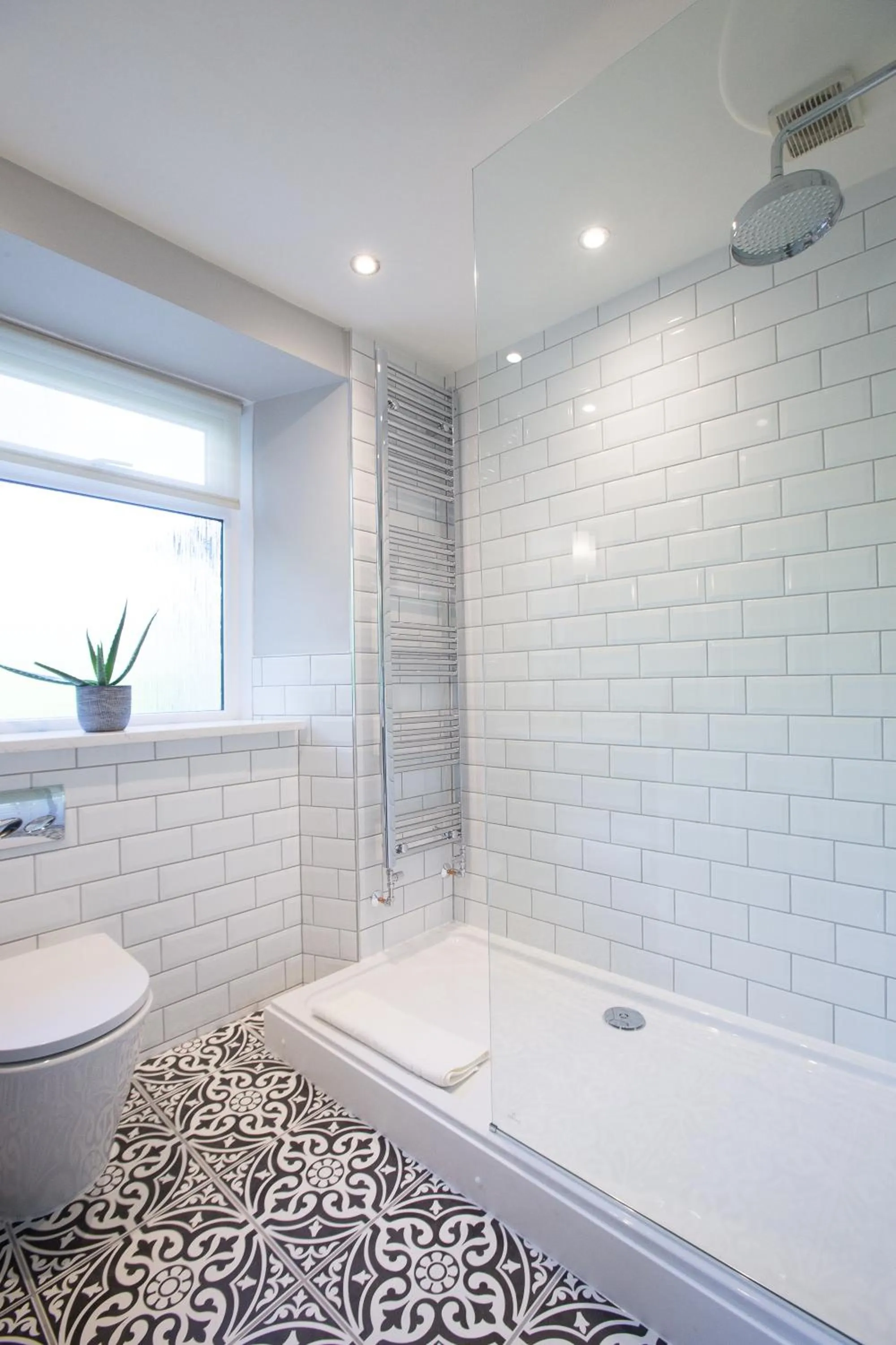 Shower in Rothay Manor Hotel