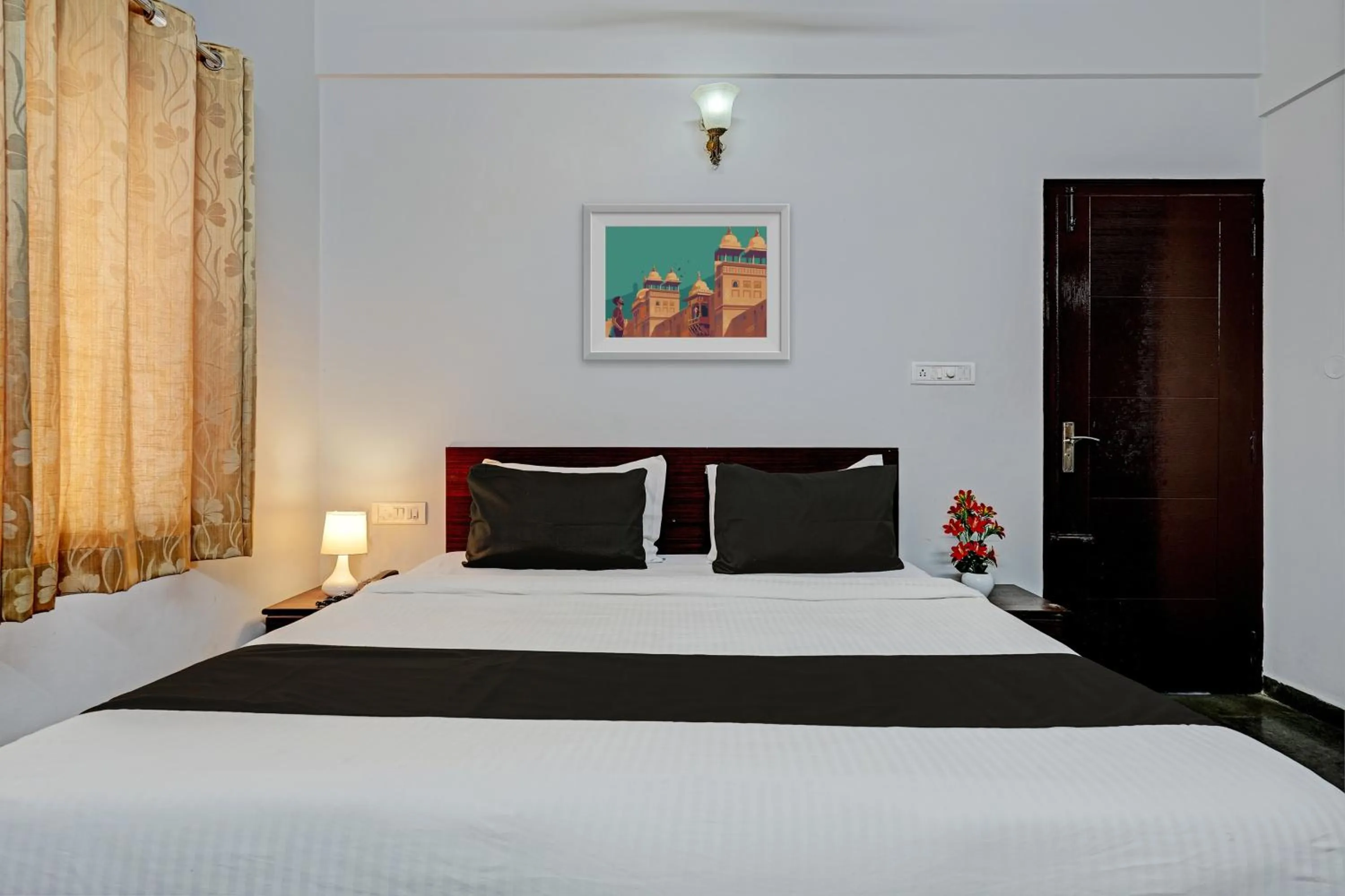 Bedroom, Bed in Hotel O Skylark Service Apartment