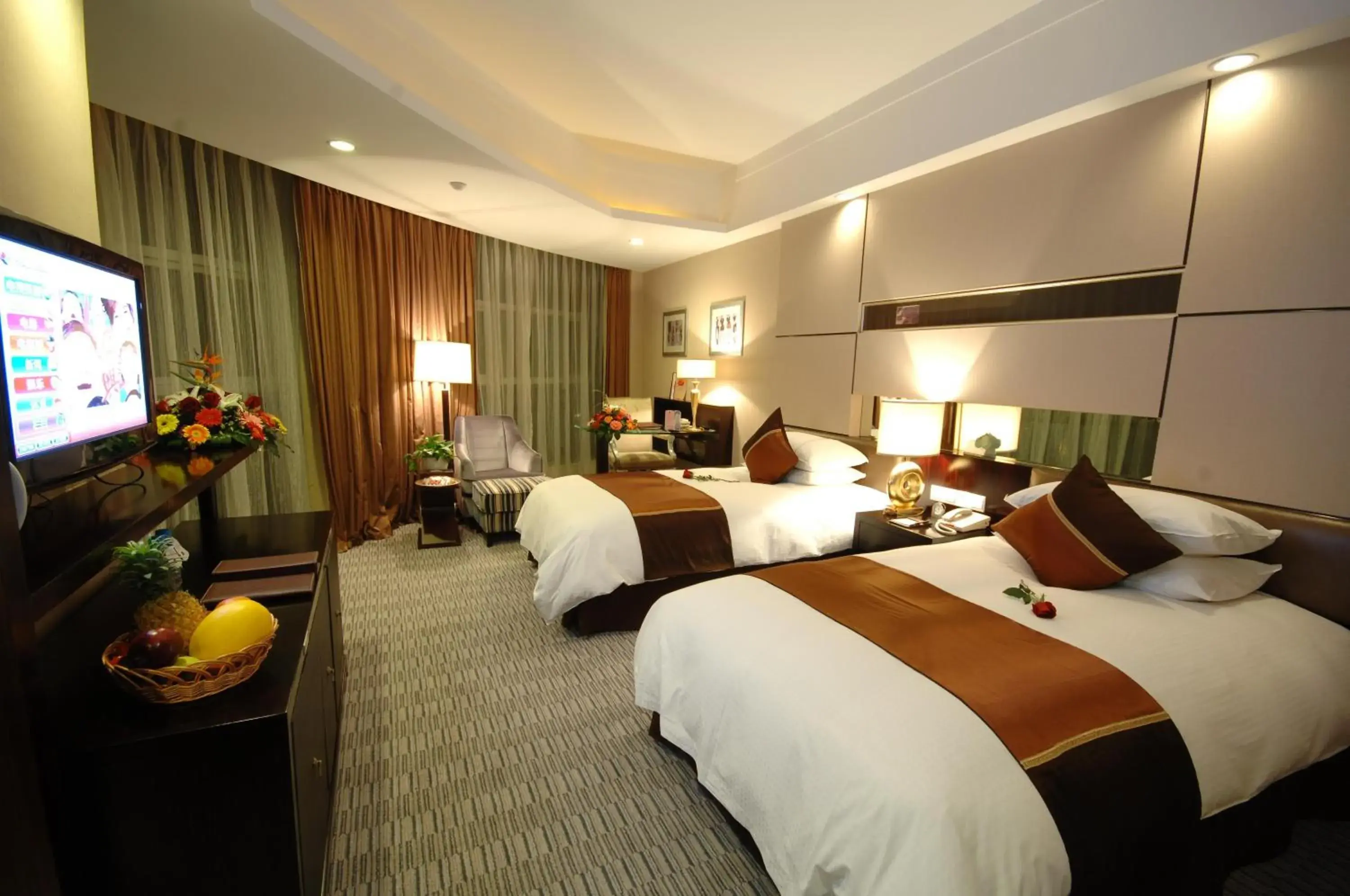 Deluxe Twin Room in Royal Palace Hotel Haining Deluxe Twin Room in Royal Palace Hotel Haining