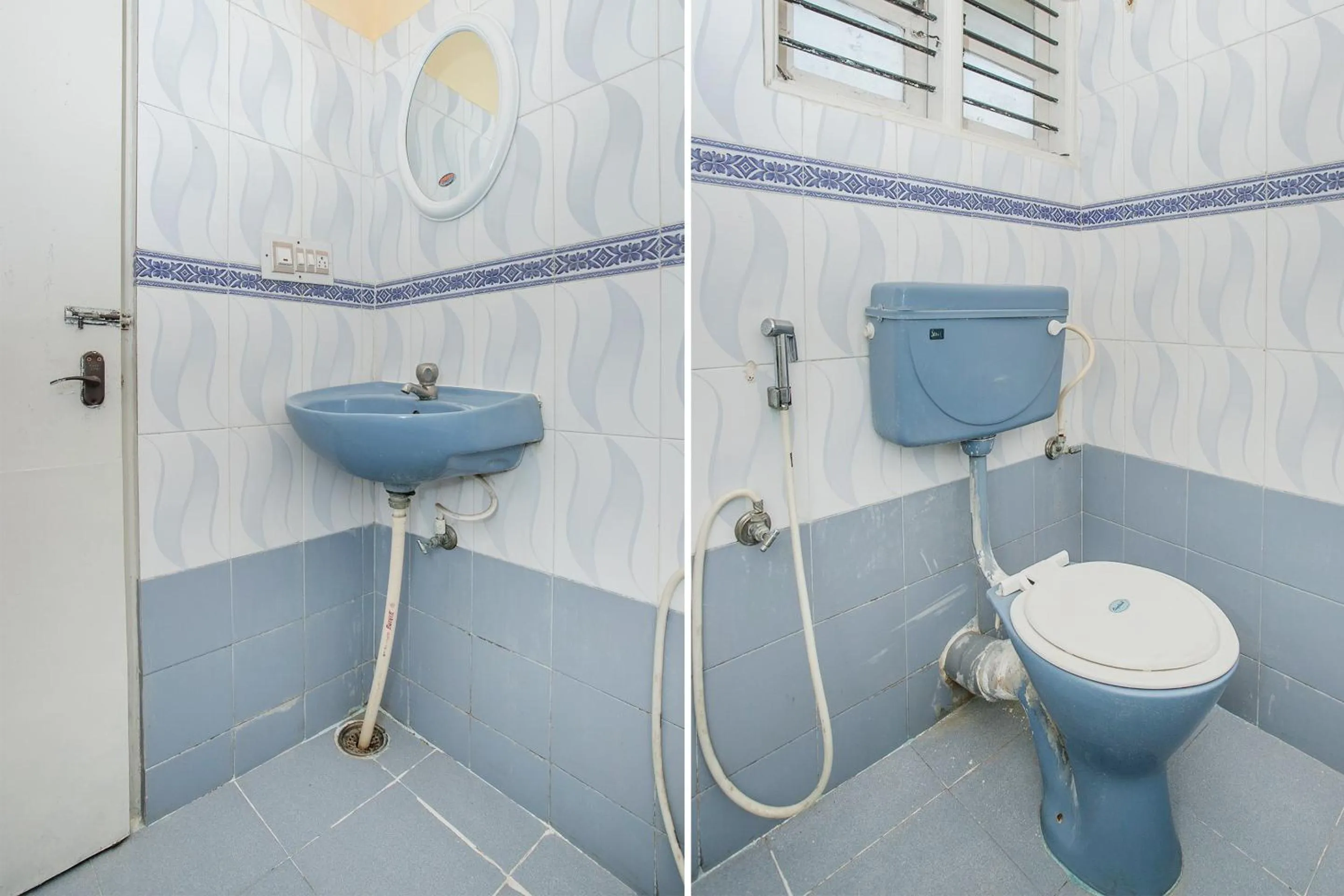 Bathroom in Hotel O Sai Kuteer Near Ragigudda Sri Prasanna Anjaneyaswamy Temple