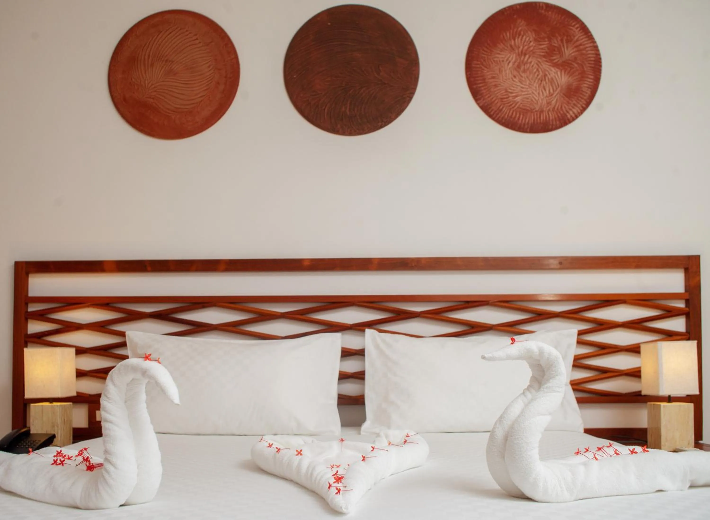 Bed in Royal Beach Hôtel