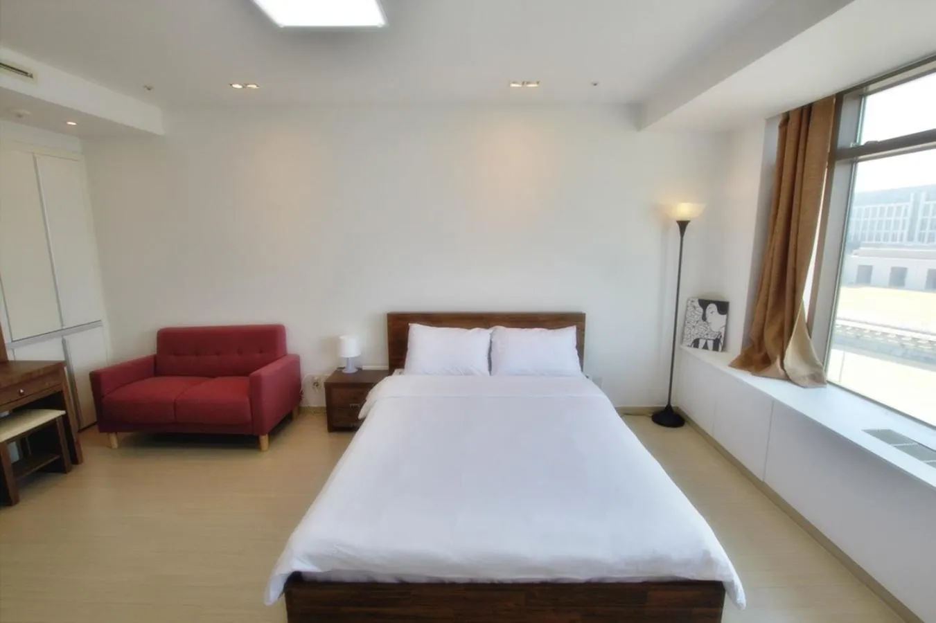 Bed in Incheon Airport Guesthouse