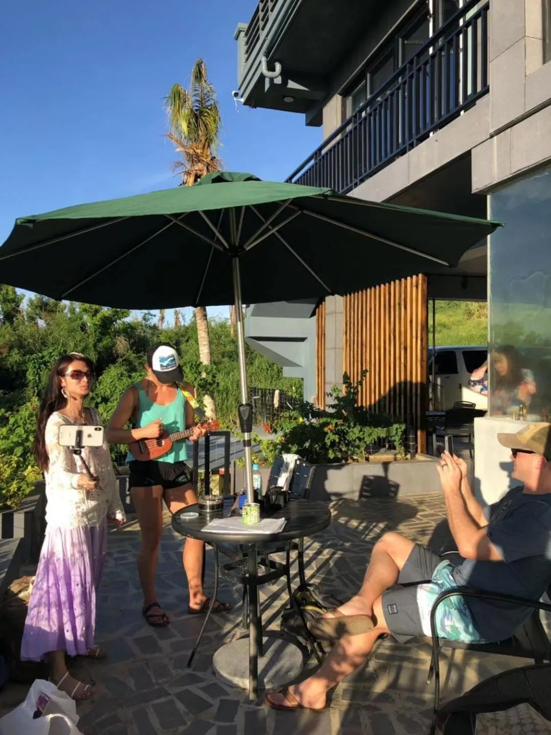 People in Saipan Skyline Designers Hotel