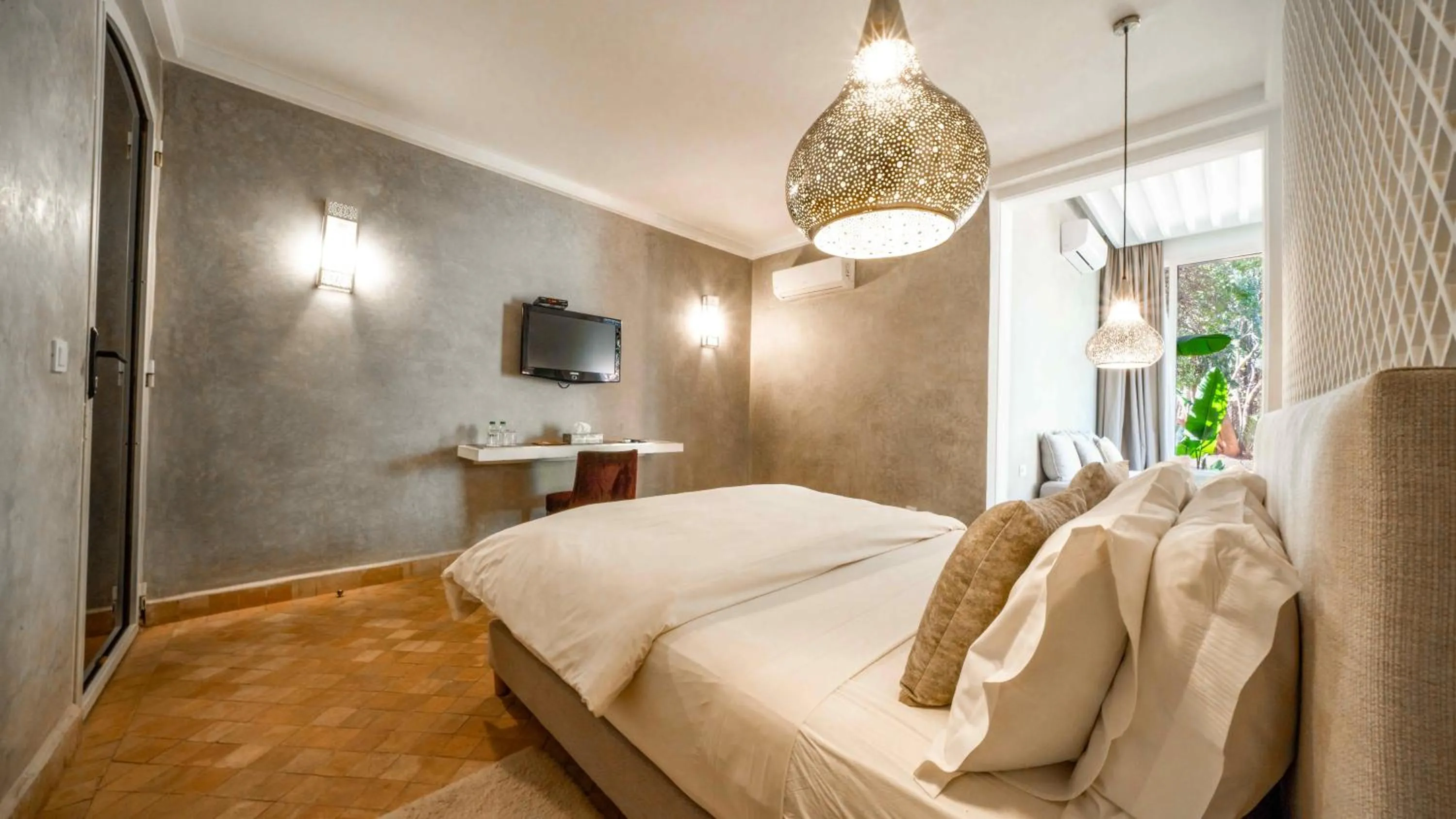 Bed in Riad Jawad & Spa