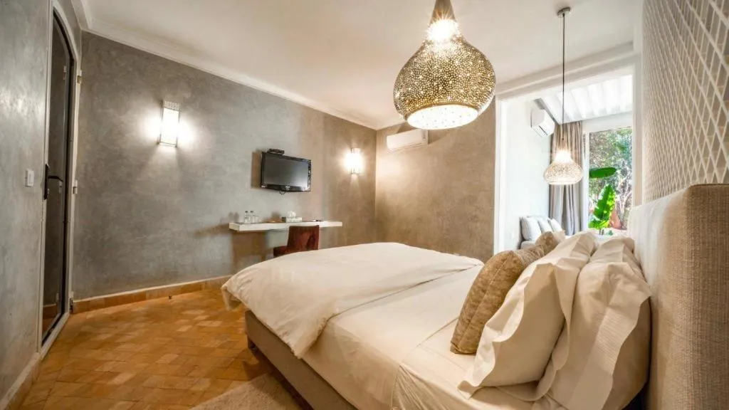 TV and multimedia, Bed in Riad Jawad & Spa