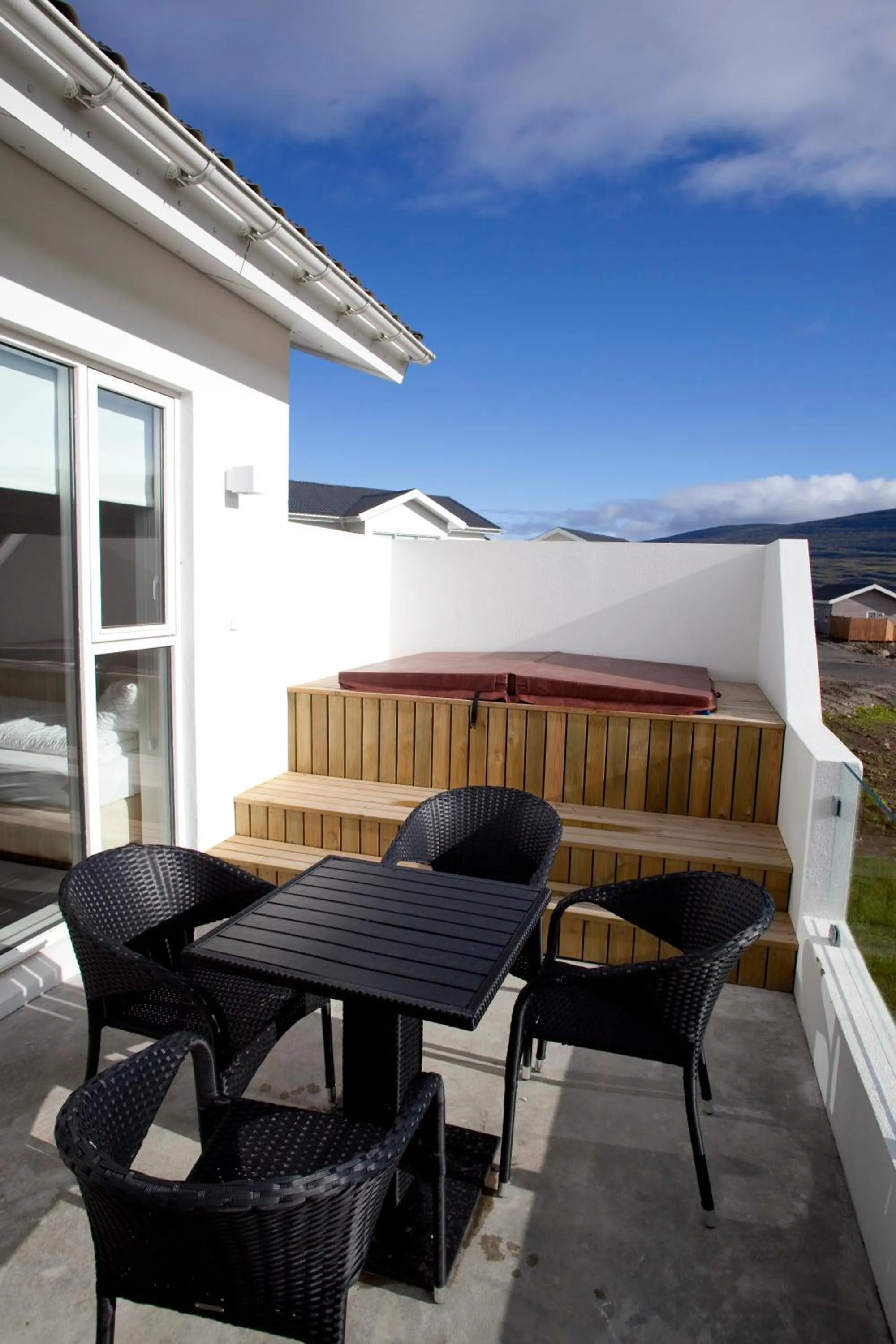Balcony/Terrace in Saeluhus Apartments & Houses