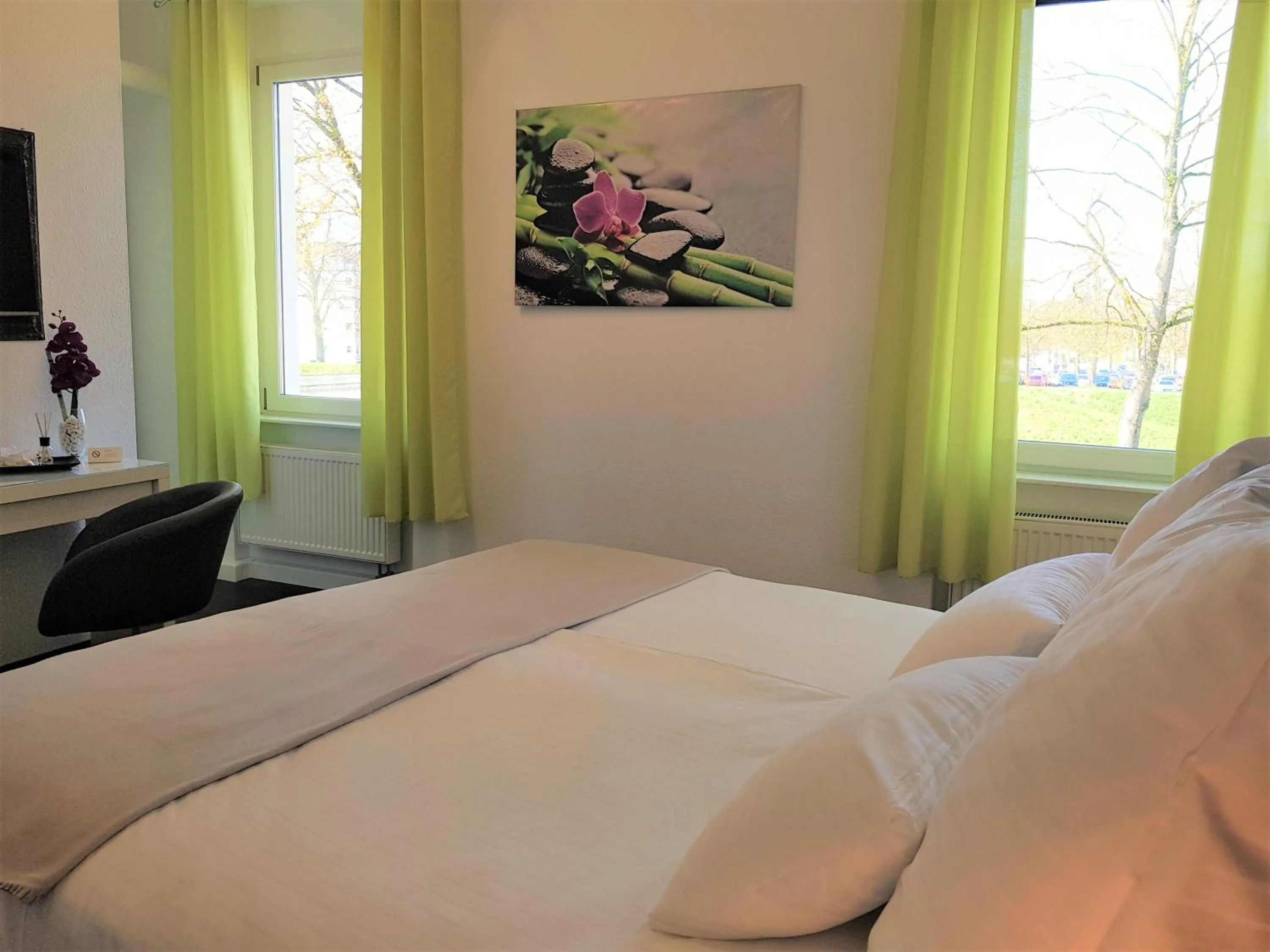 Bed in Hotel Schützen