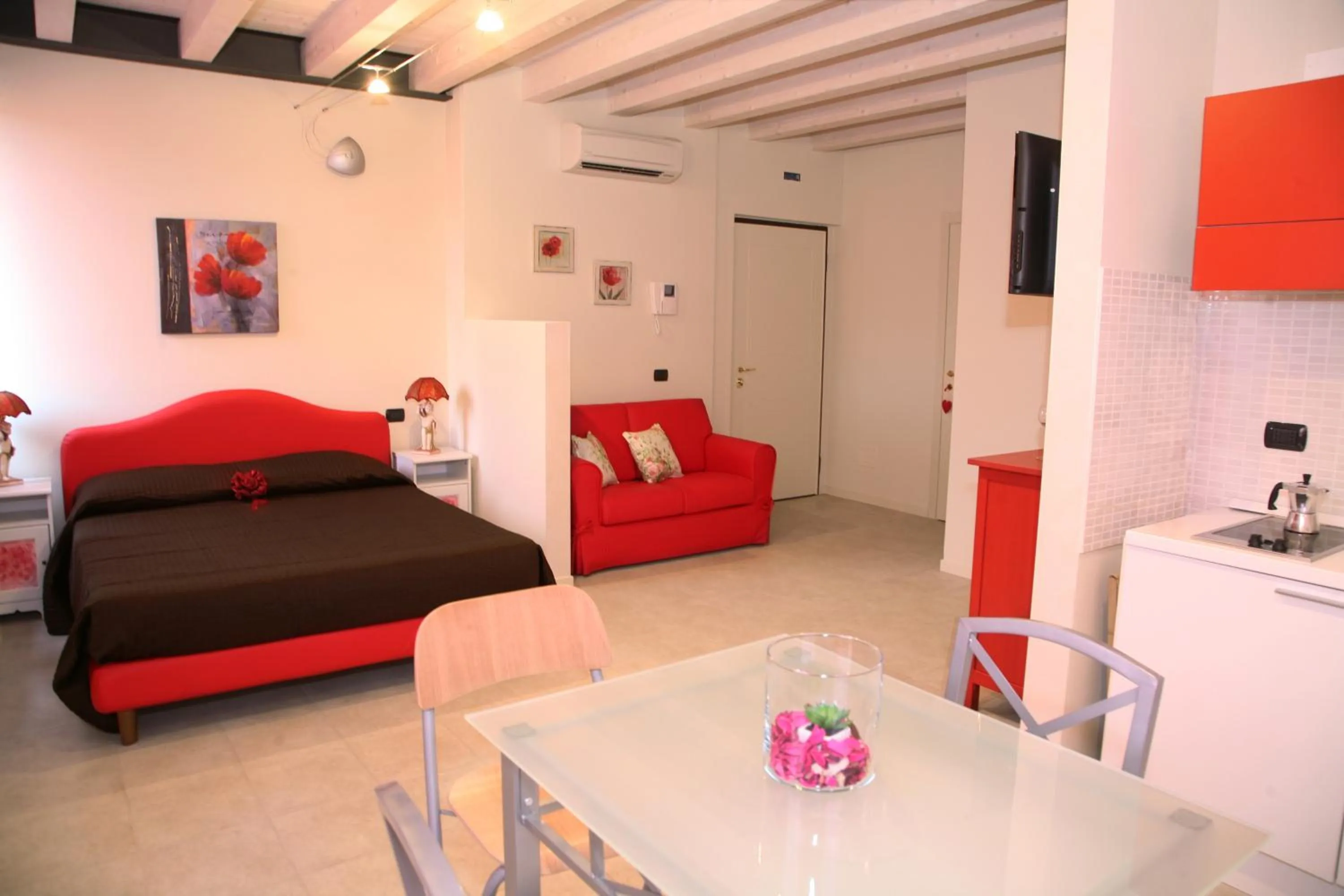 Seating area in Residence Cà di Capri