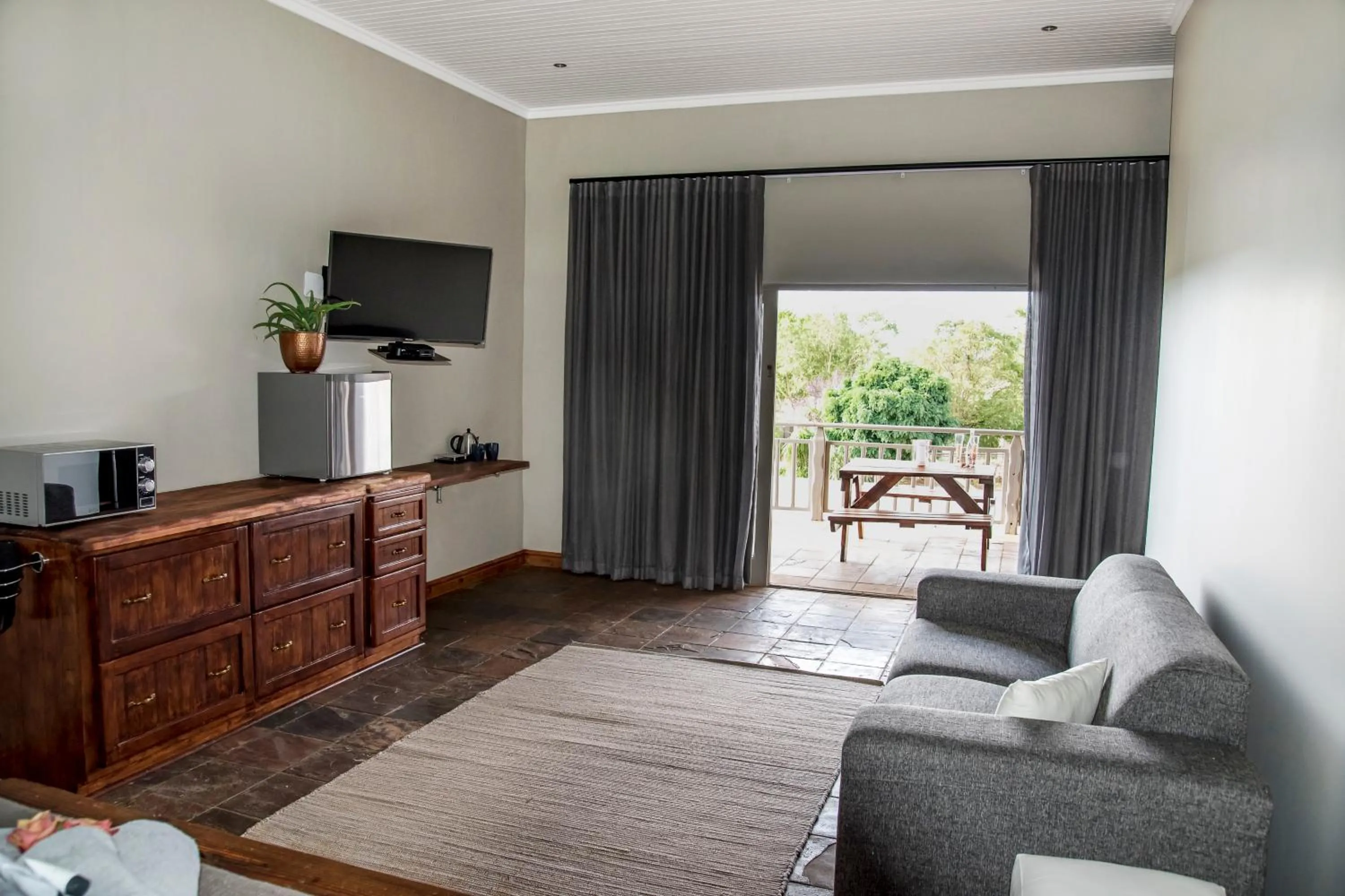Living room in Blue Rain Guest House