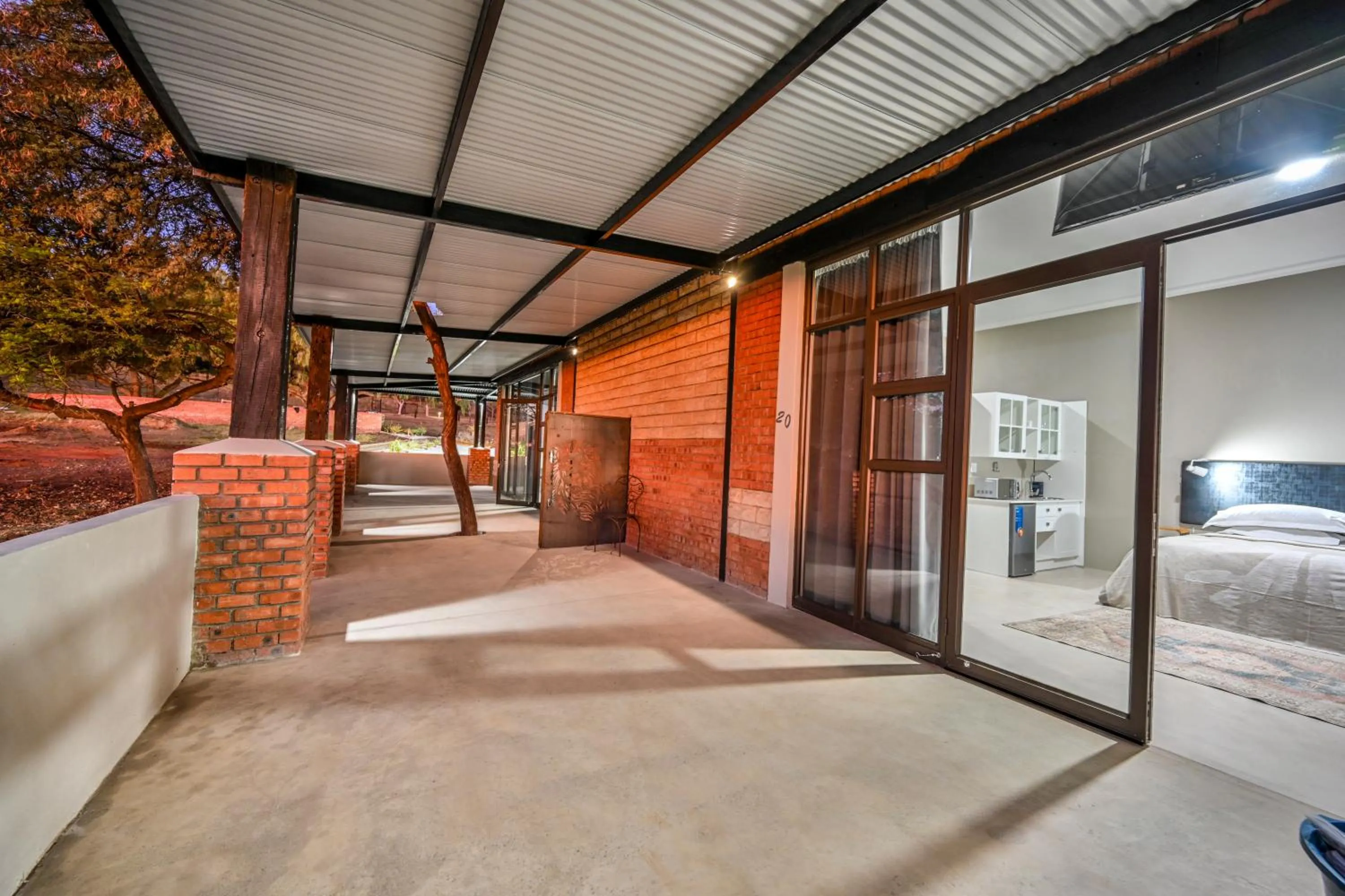 Patio in Blue Rain Guest House