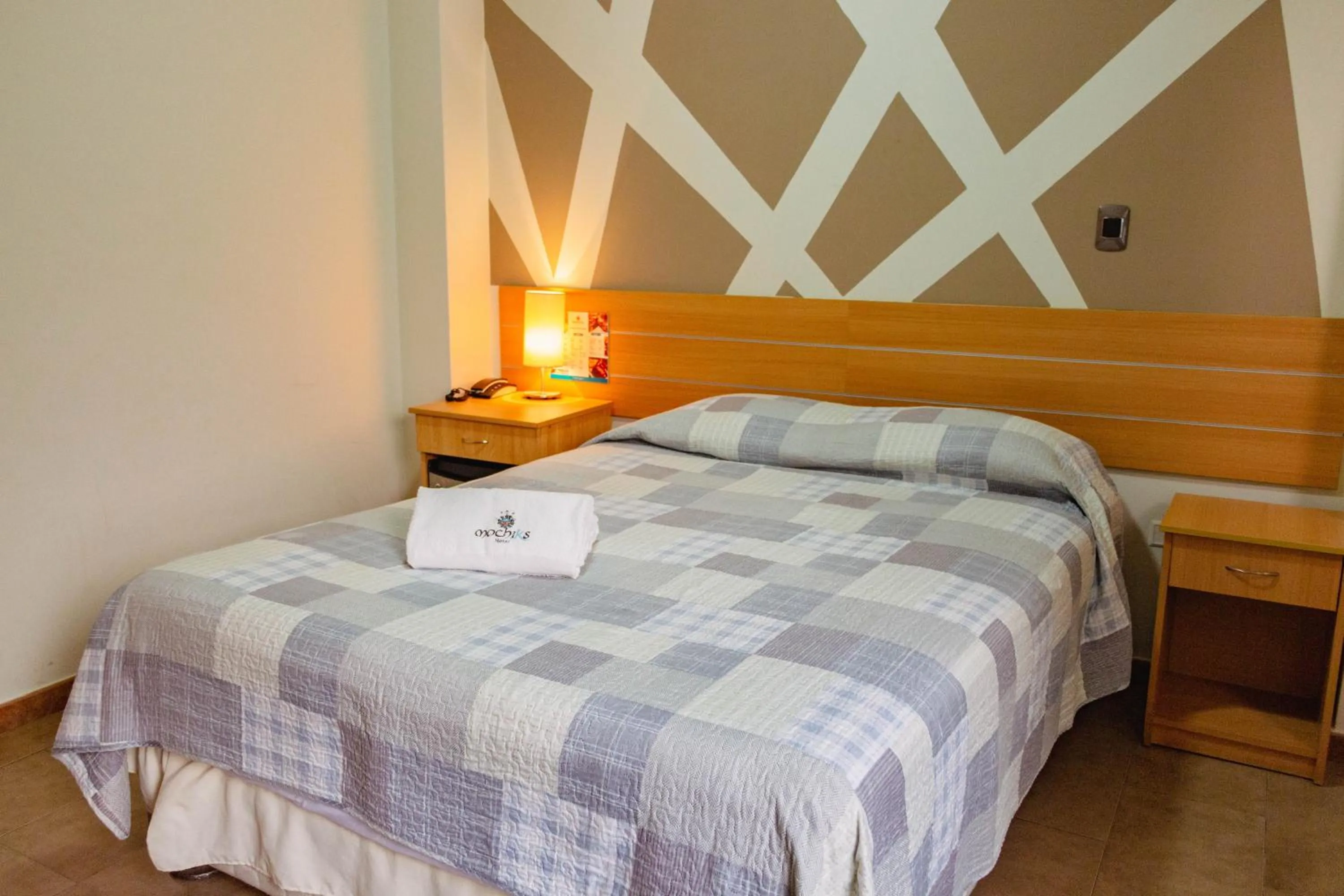 Bed in Hotel Mochiks