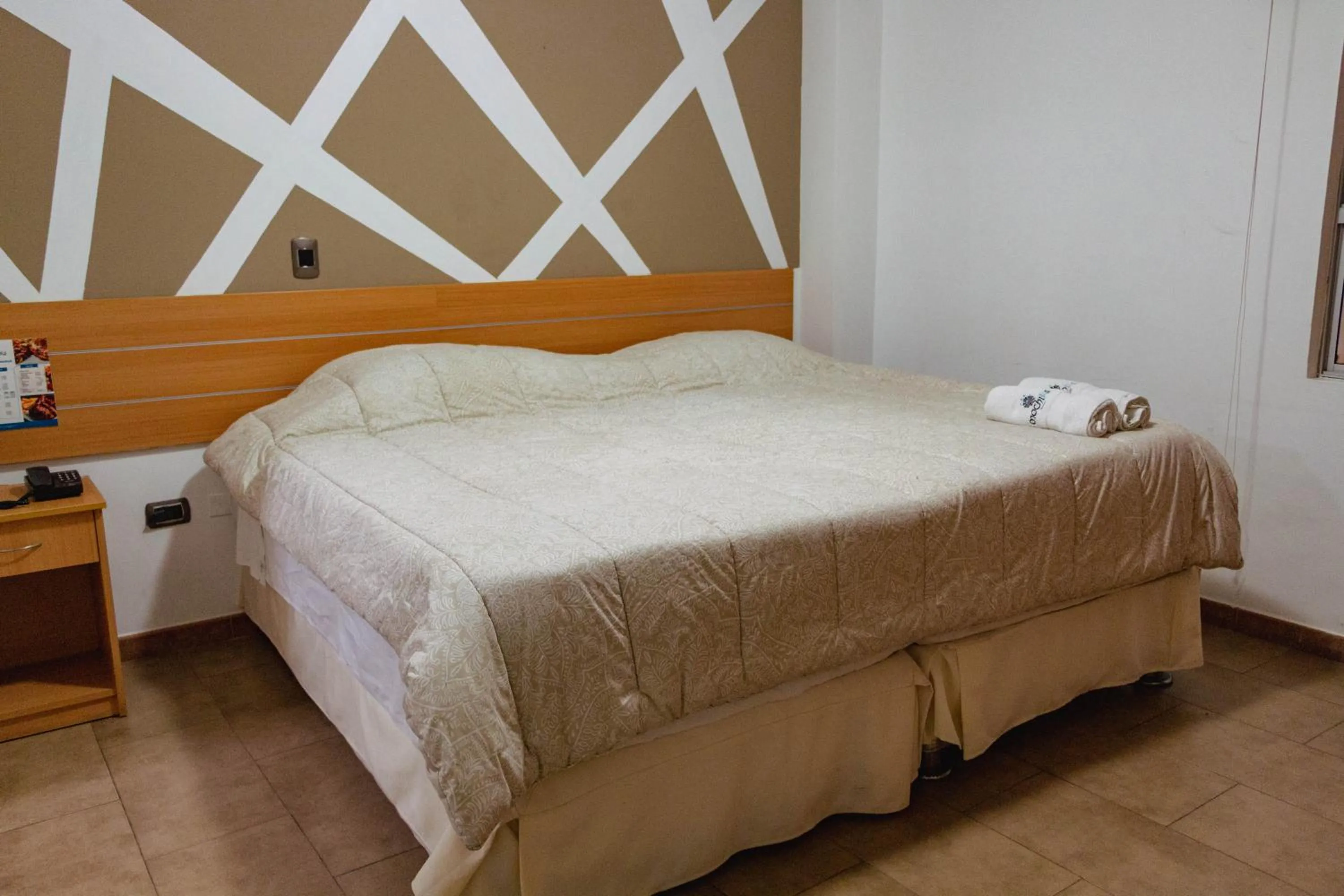 Bed in Hotel Mochiks