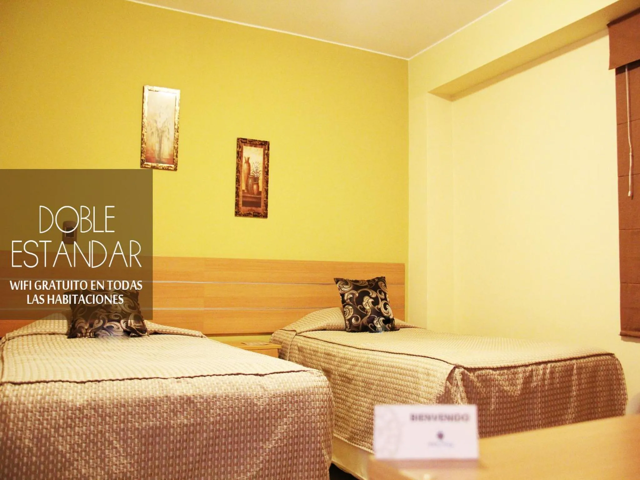 Bed in Hotel Mochiks