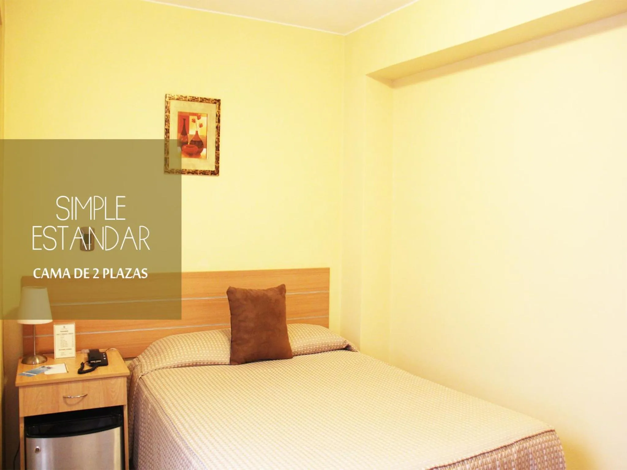 Bed in Hotel Mochiks