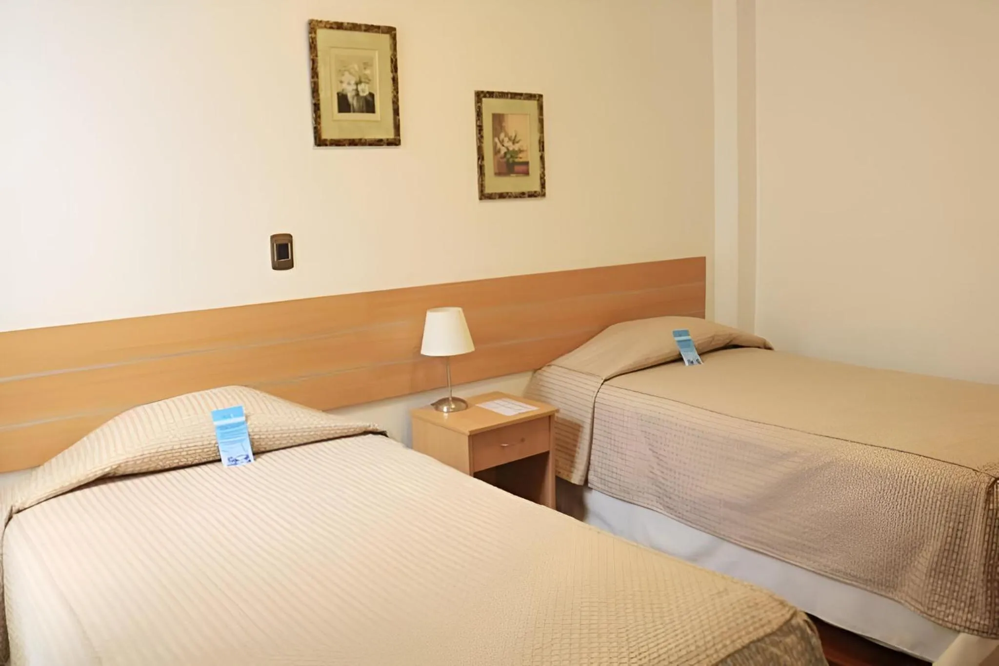 Bed in Hotel Mochiks