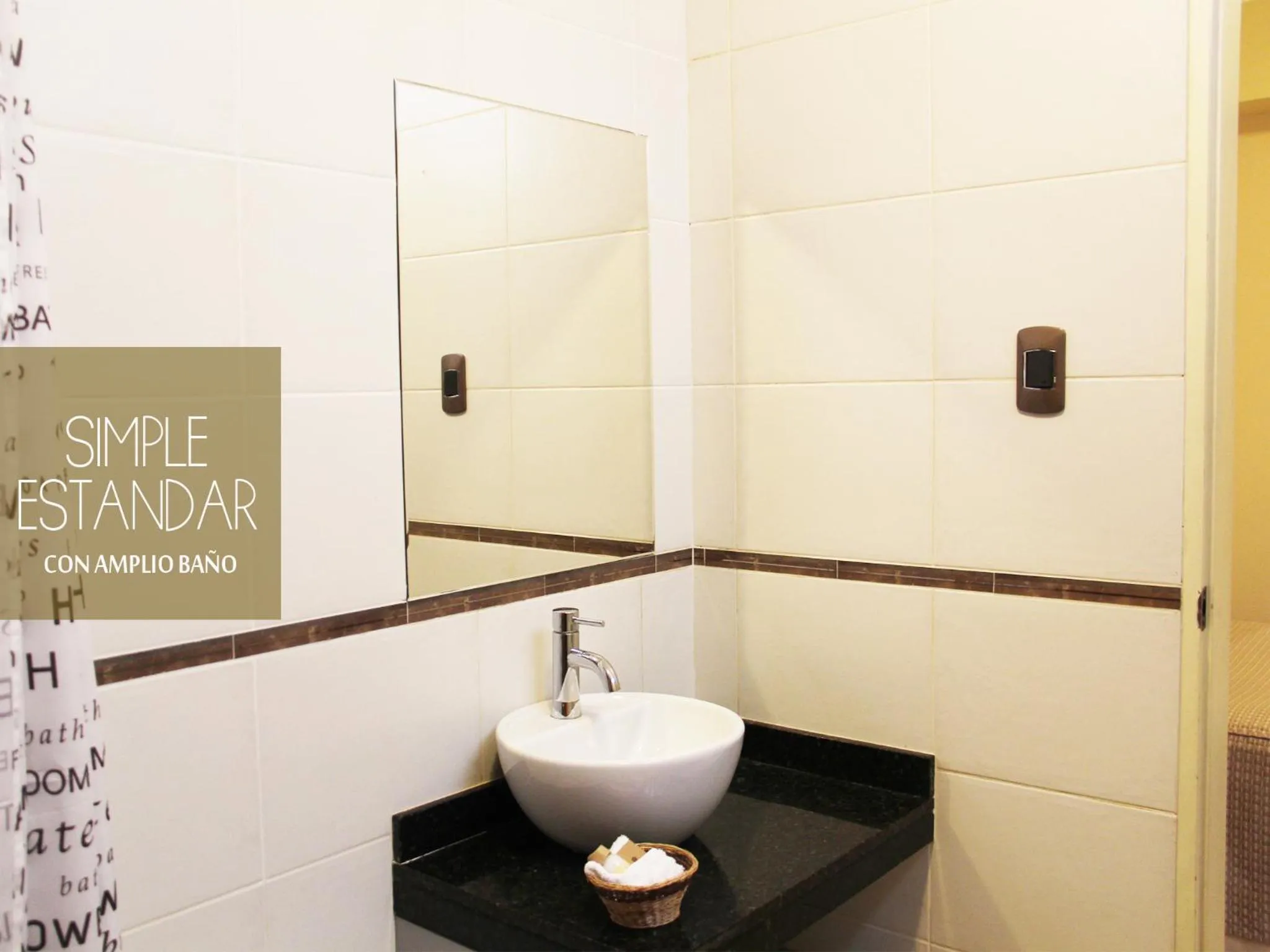 Bathroom in Hotel Mochiks