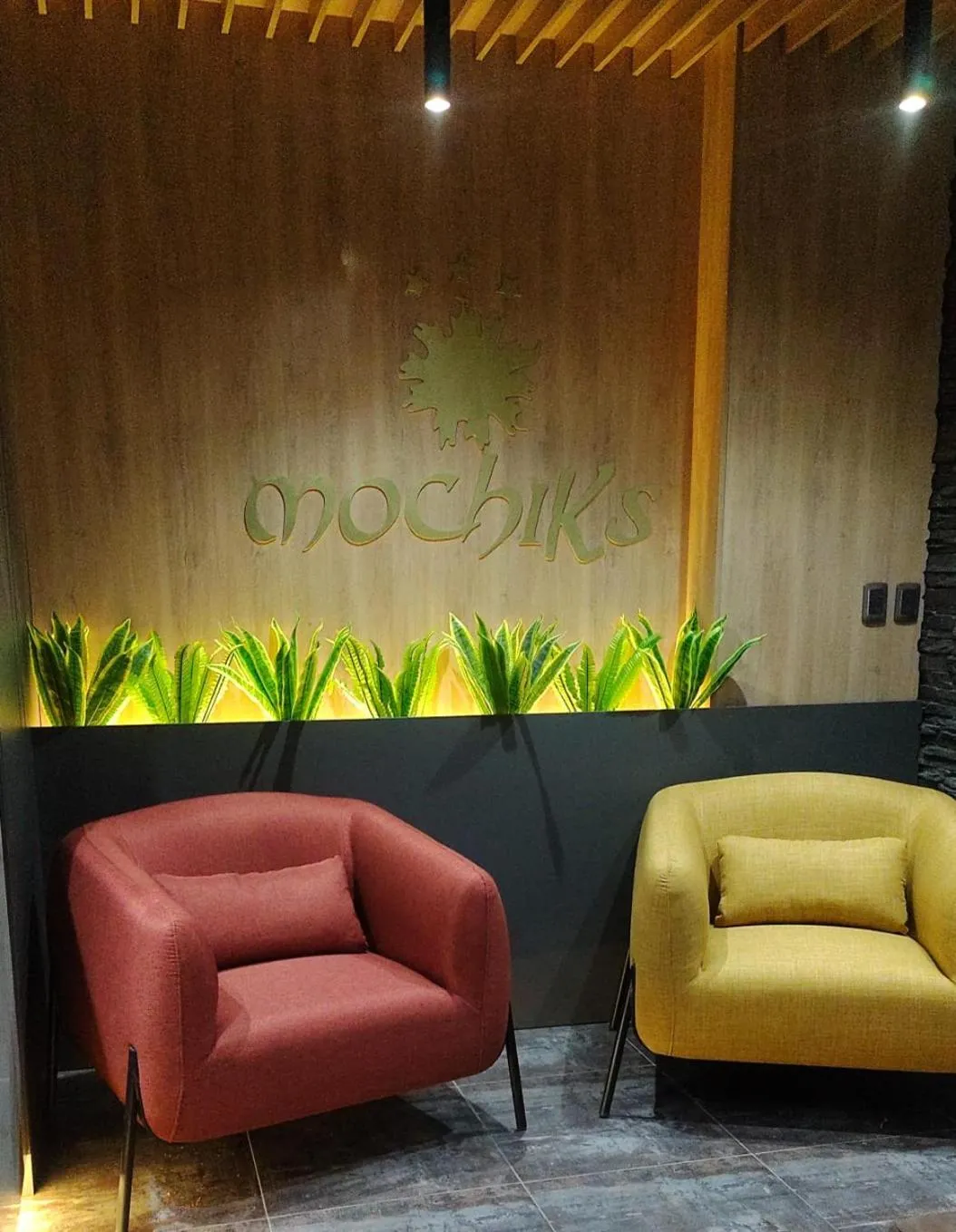 Lobby or reception in Hotel Mochiks