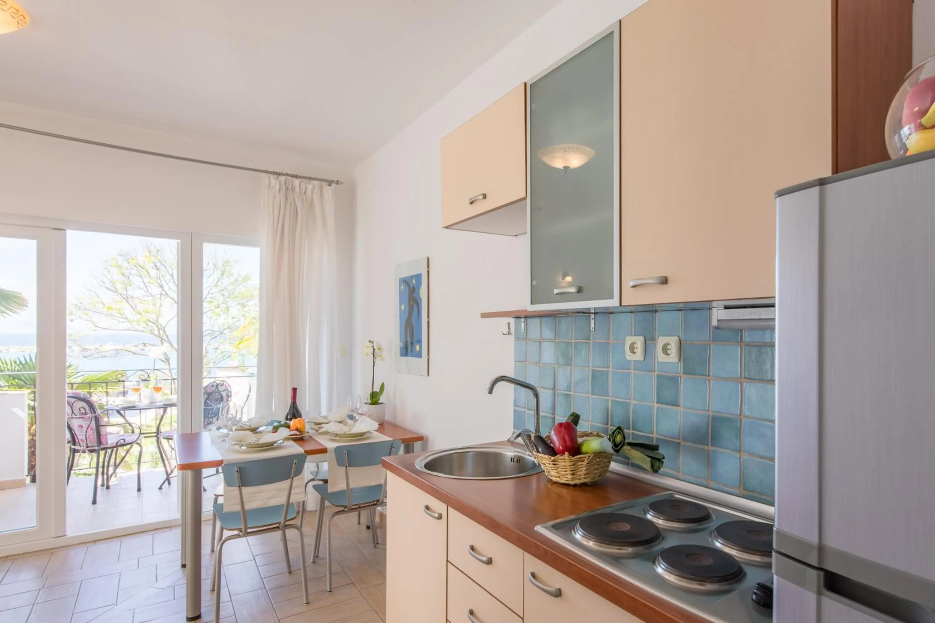 Kitchen or kitchenette in Apartments Ivona