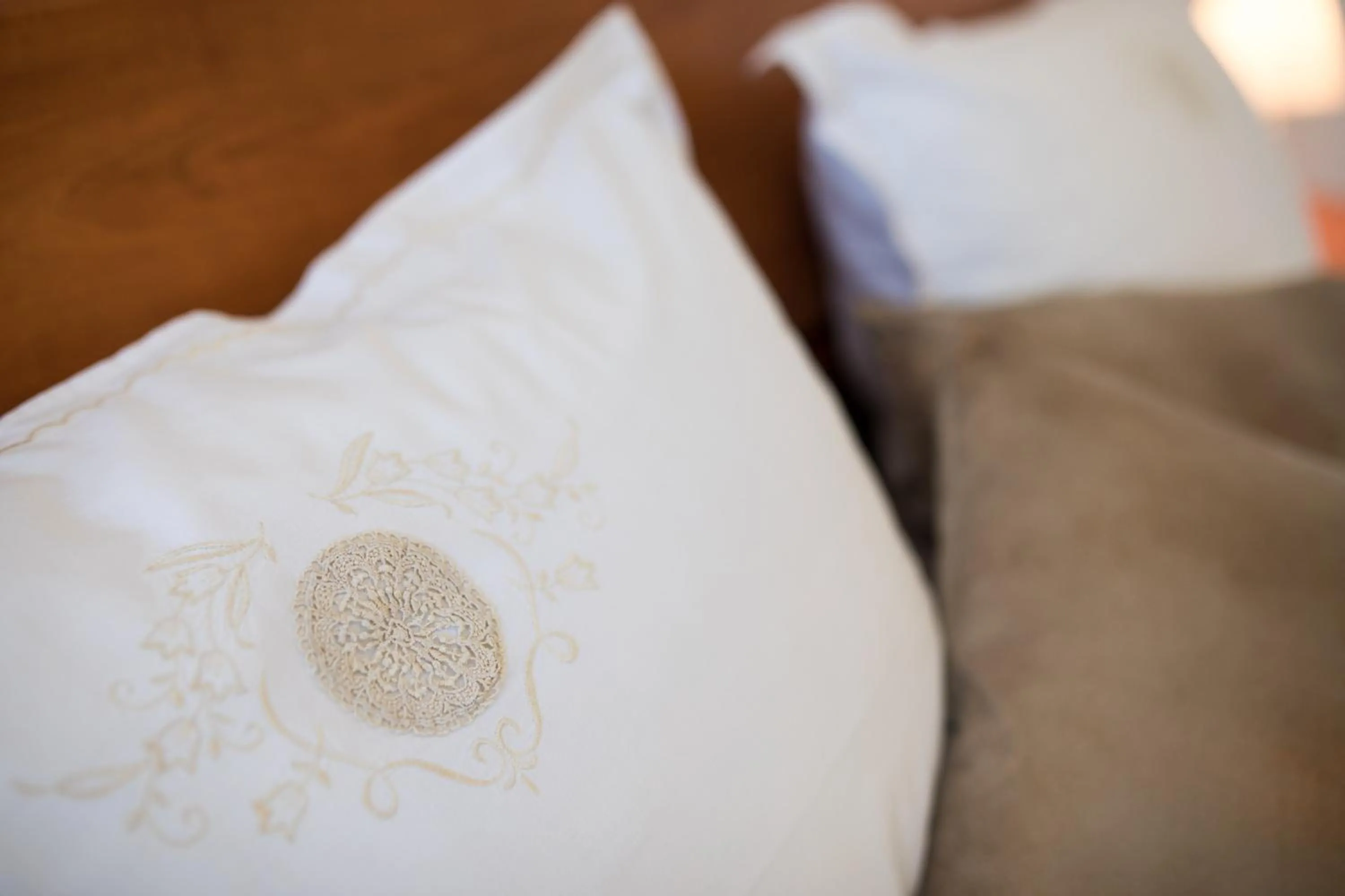 Decorative detail, Bed in Apartments Ivona