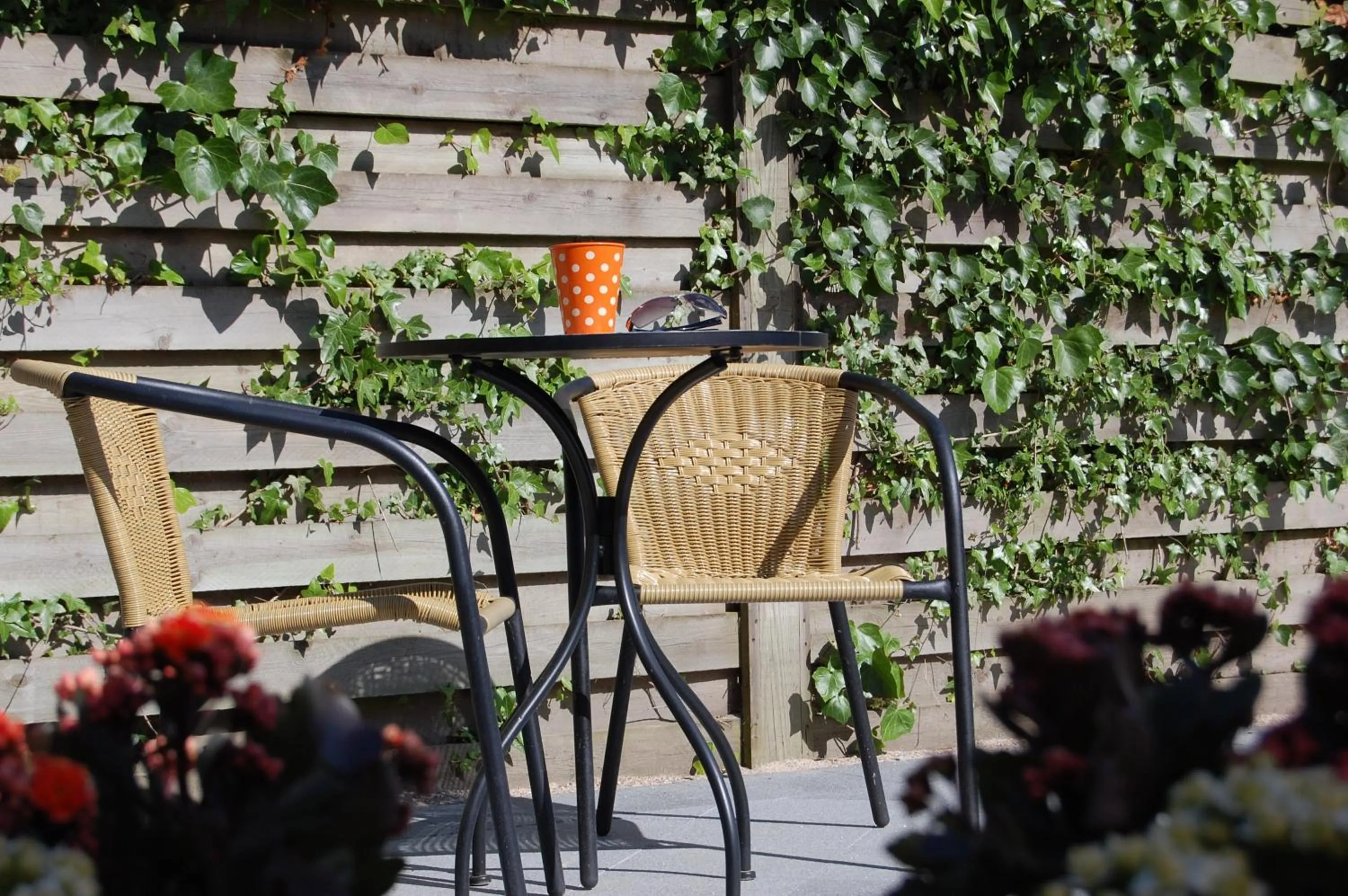 Balcony/Terrace in Den Gamle Købmandsgaard Bed & Breakfast