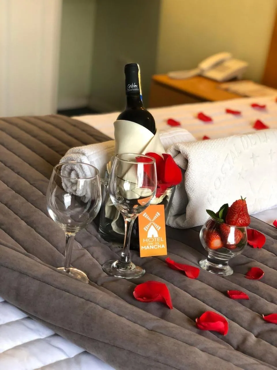 Bed in Hostal de La Mancha