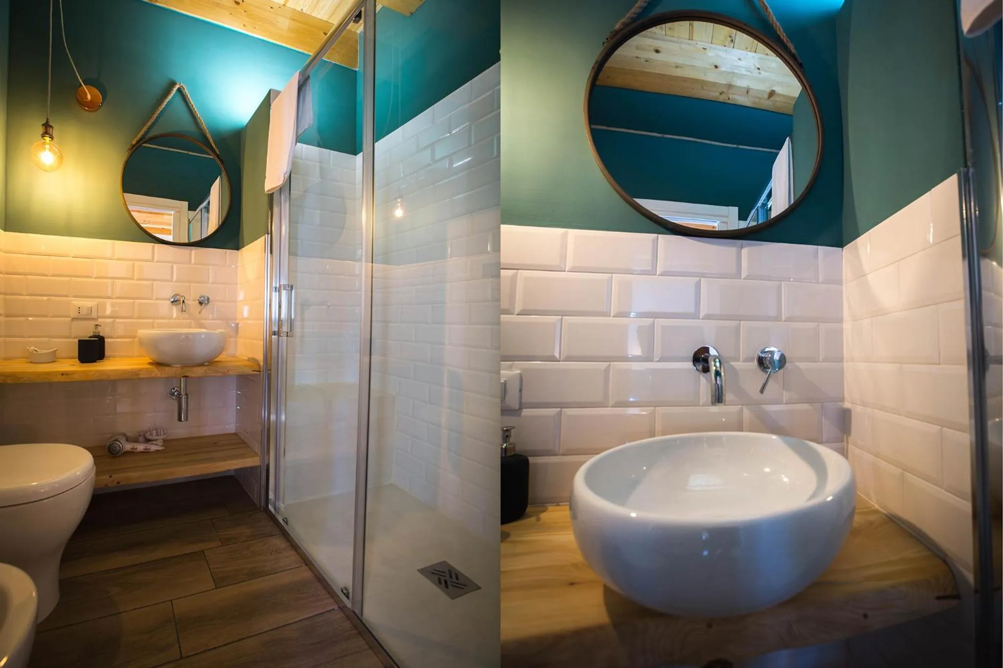 Bathroom in B&B Da Peppa