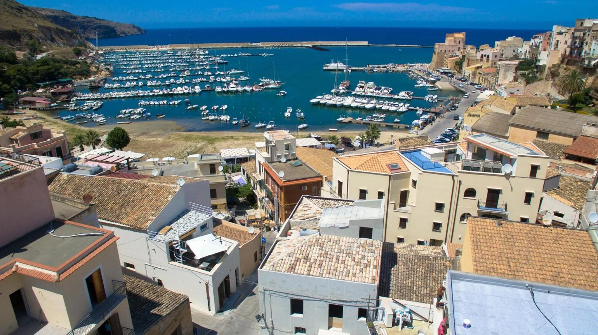 Bird's eye view in B&B Da Peppa