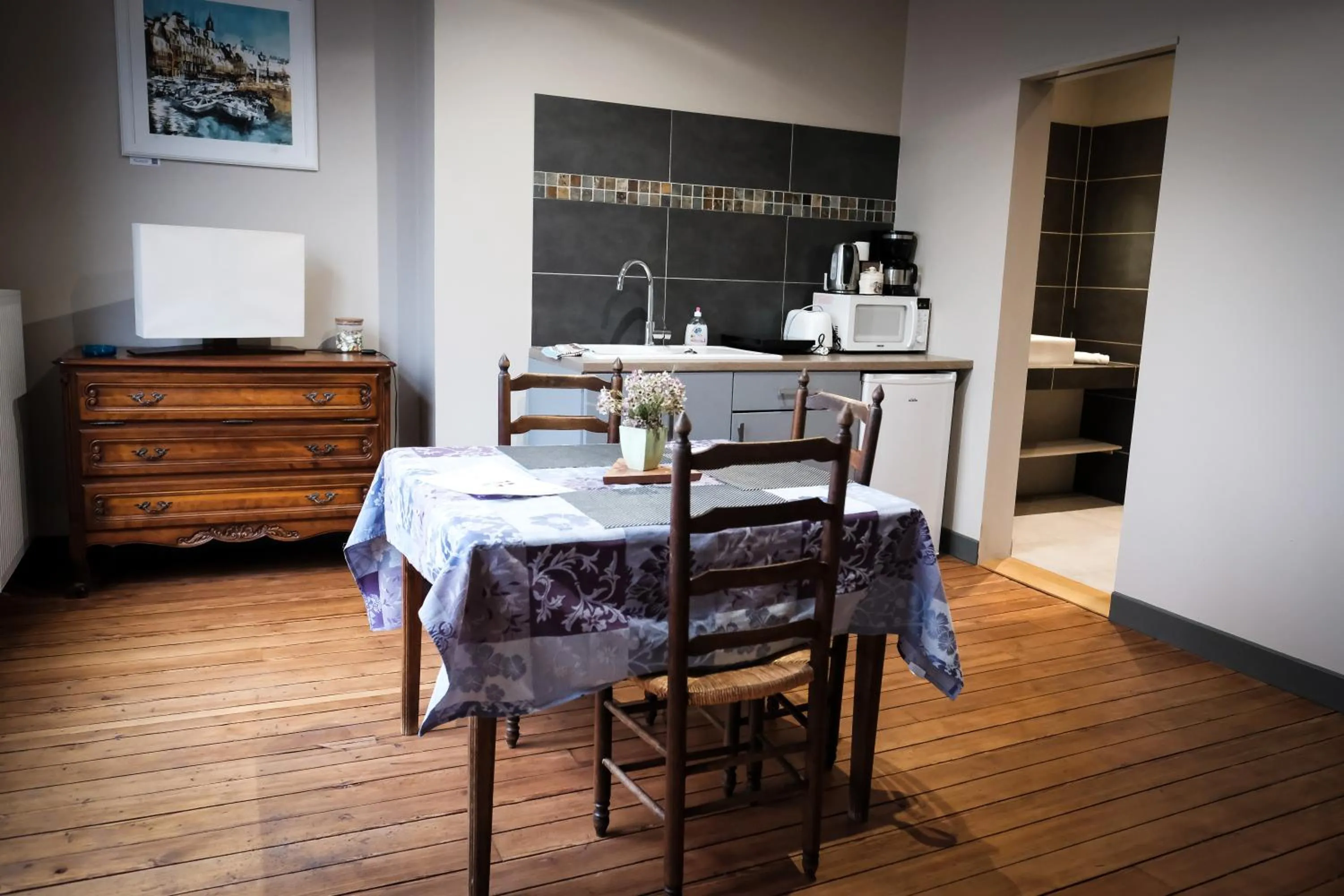 Dining area in The Nest