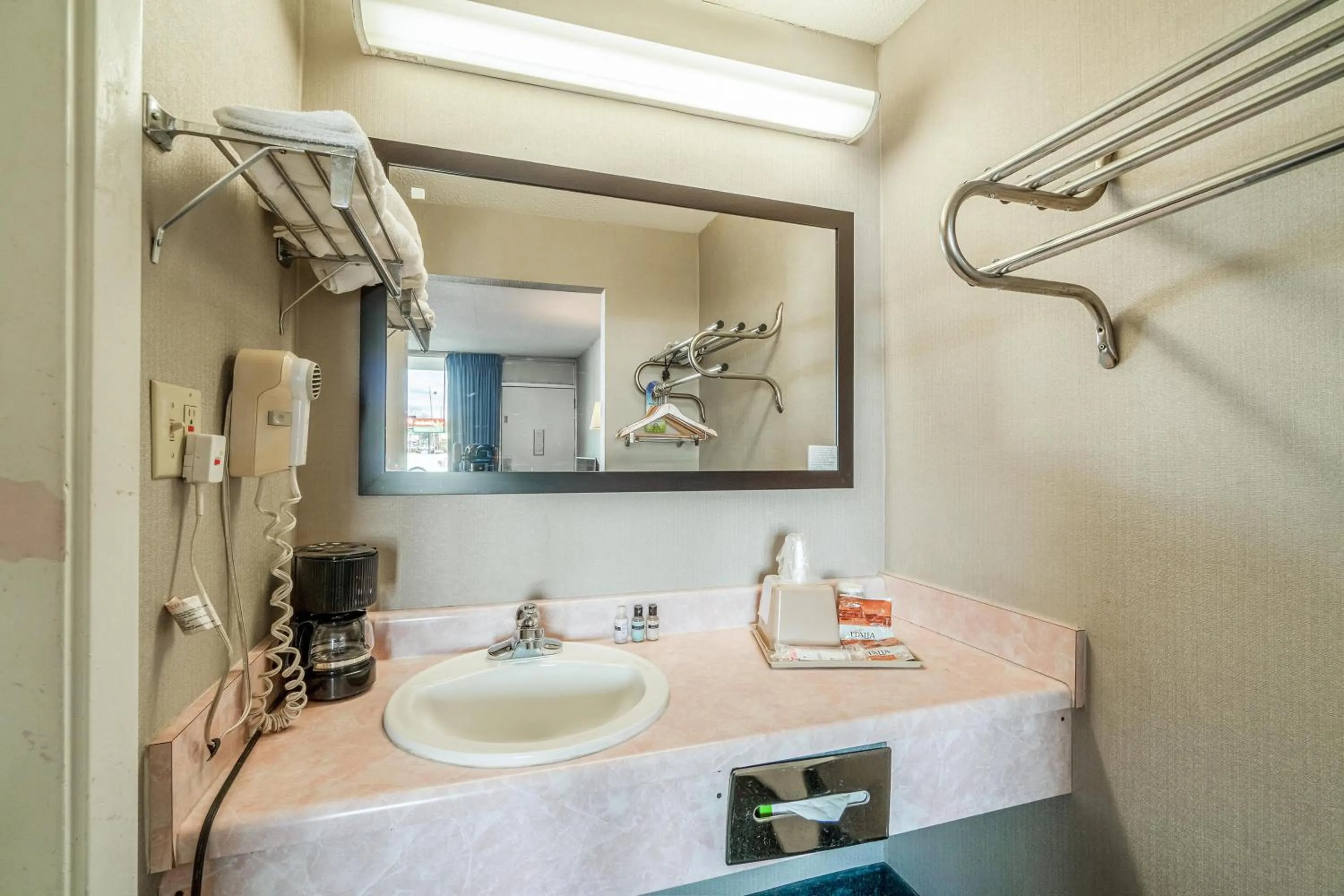 Bathroom in Ozark Junction mountain view by OYO