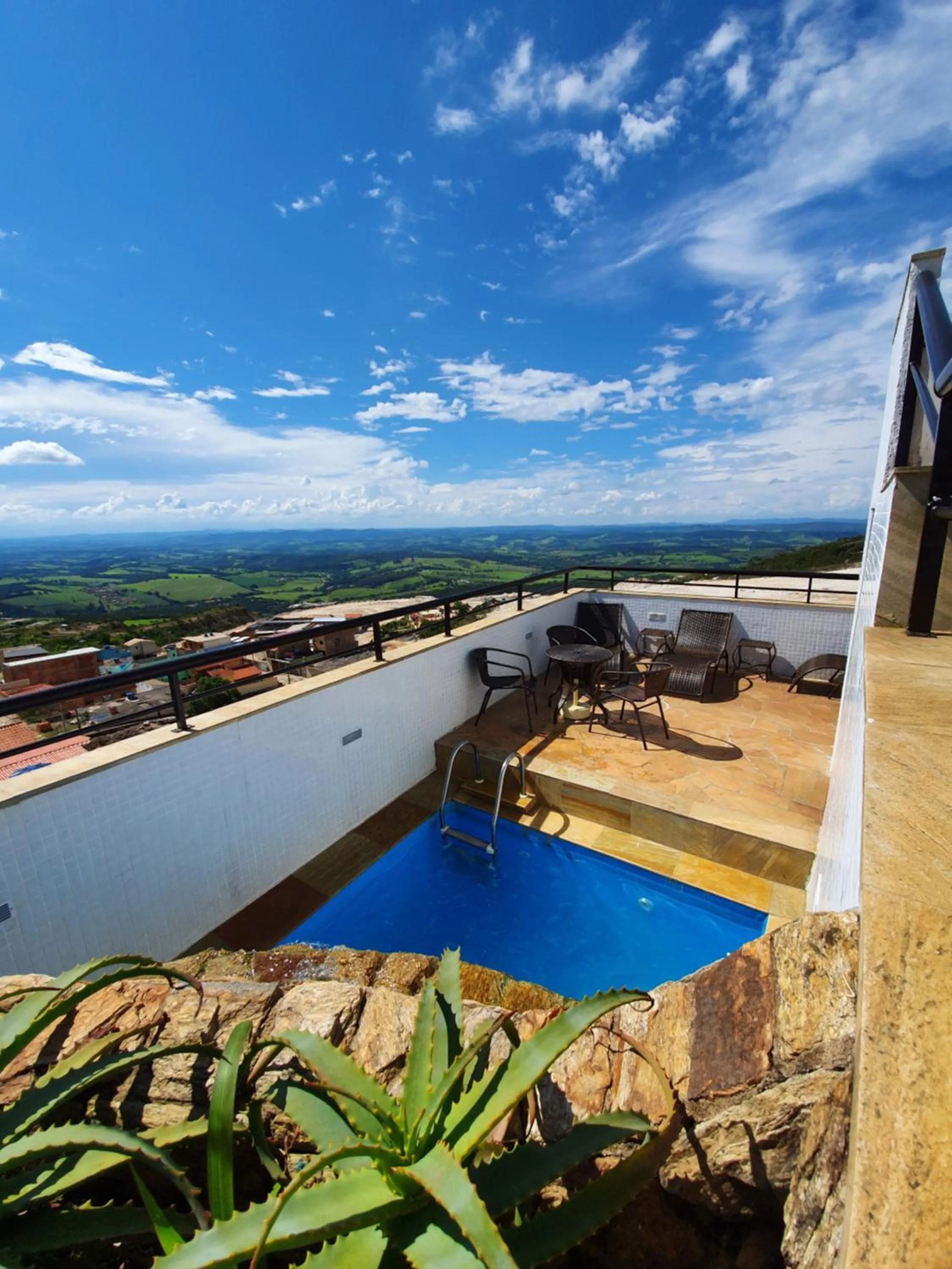 Balcony/Terrace in Pousada das Estrelas
