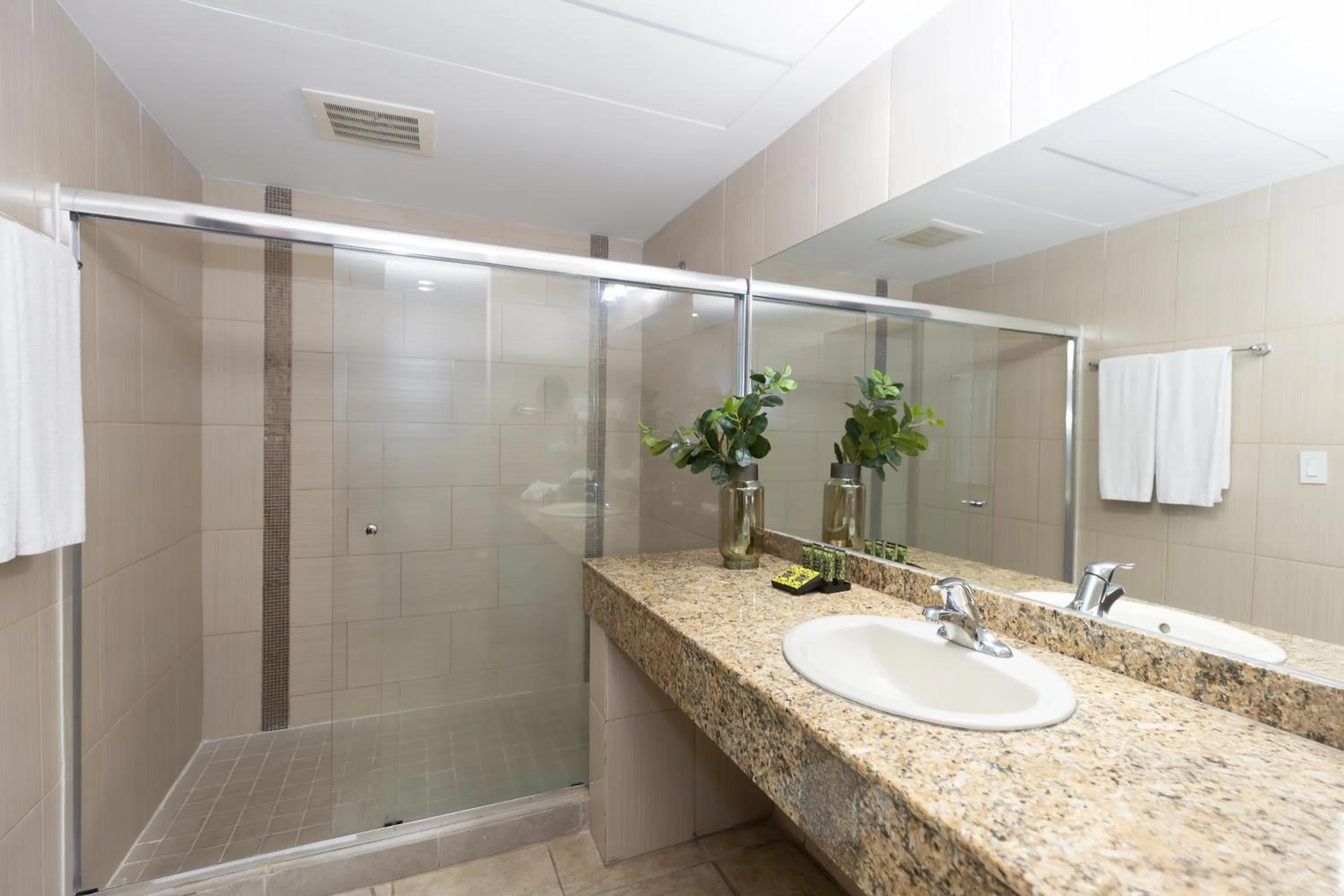 Shower in Victoria Hotel and Suites Panama