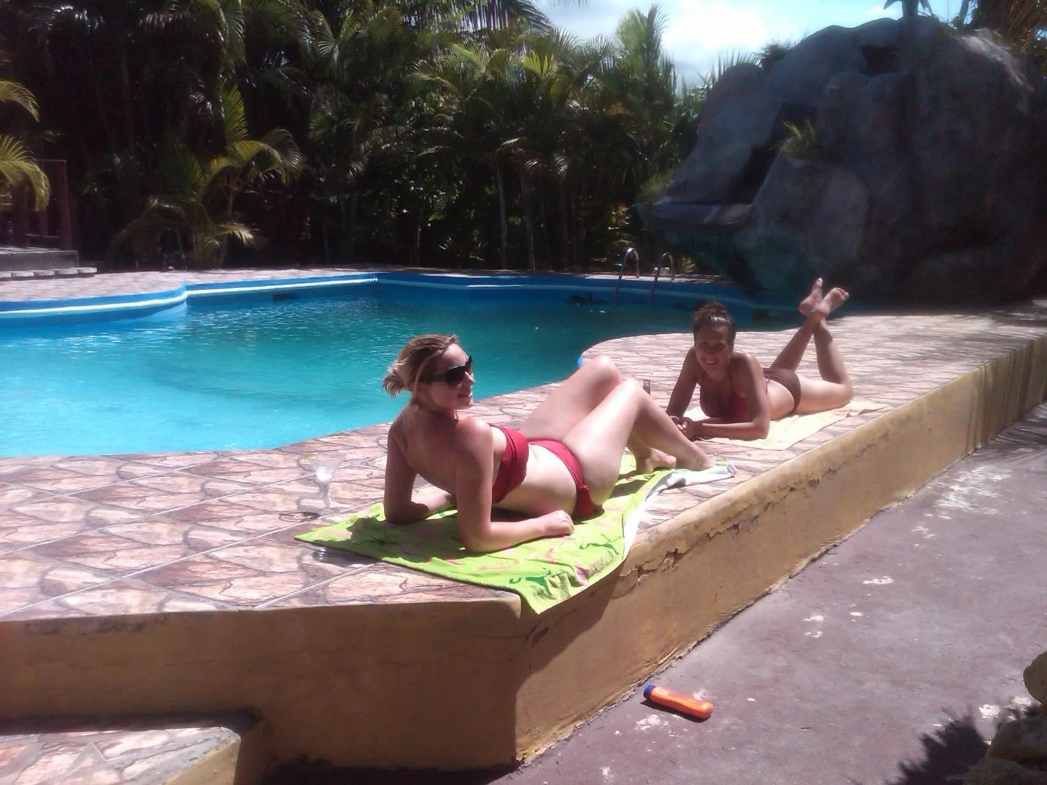 Swimming pool in La Delphina Bed and Breakfast Bar and Grill