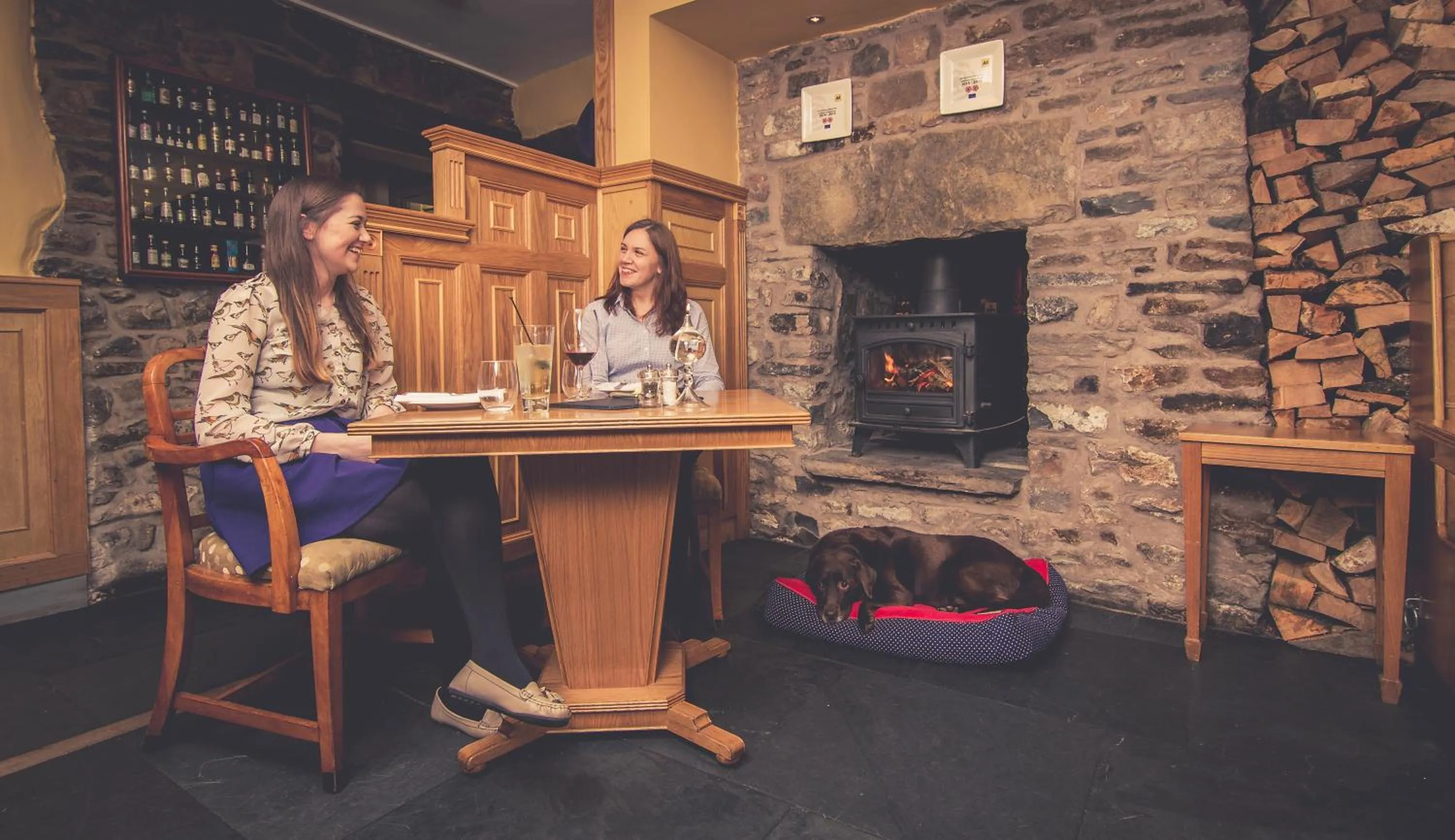 Seating area in Sun Inn