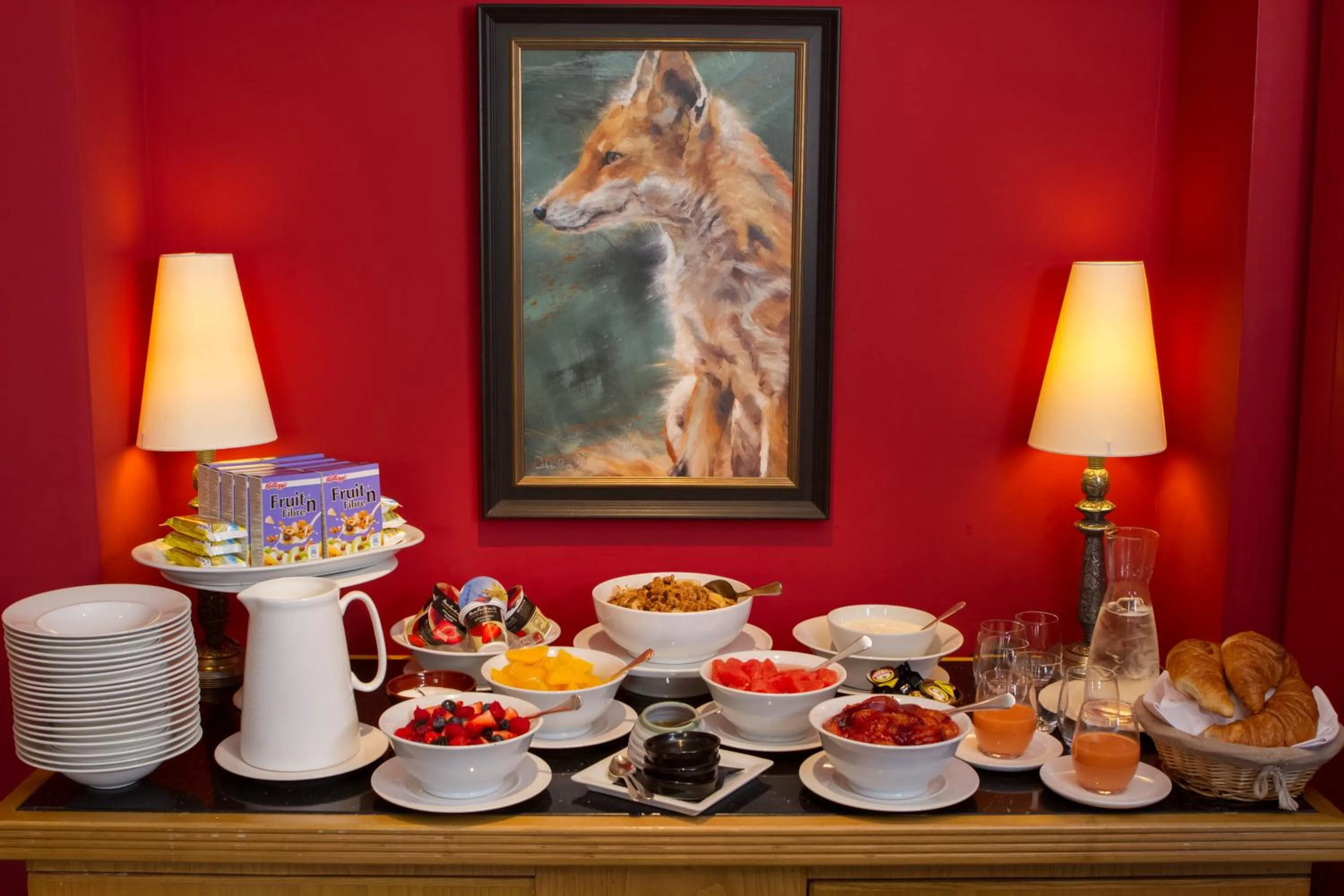 Buffet breakfast in Sun Inn