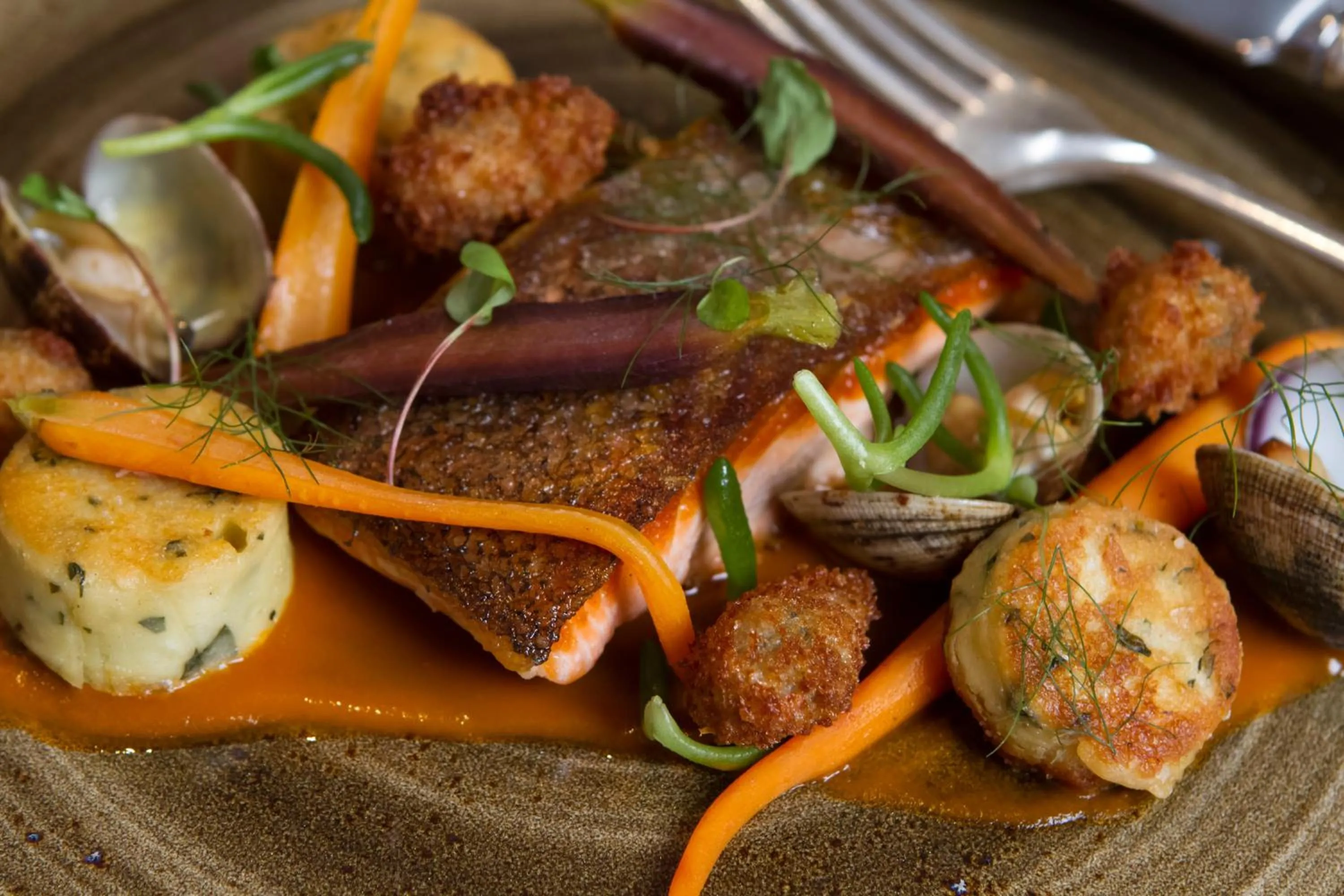 Food close-up in Sun Inn