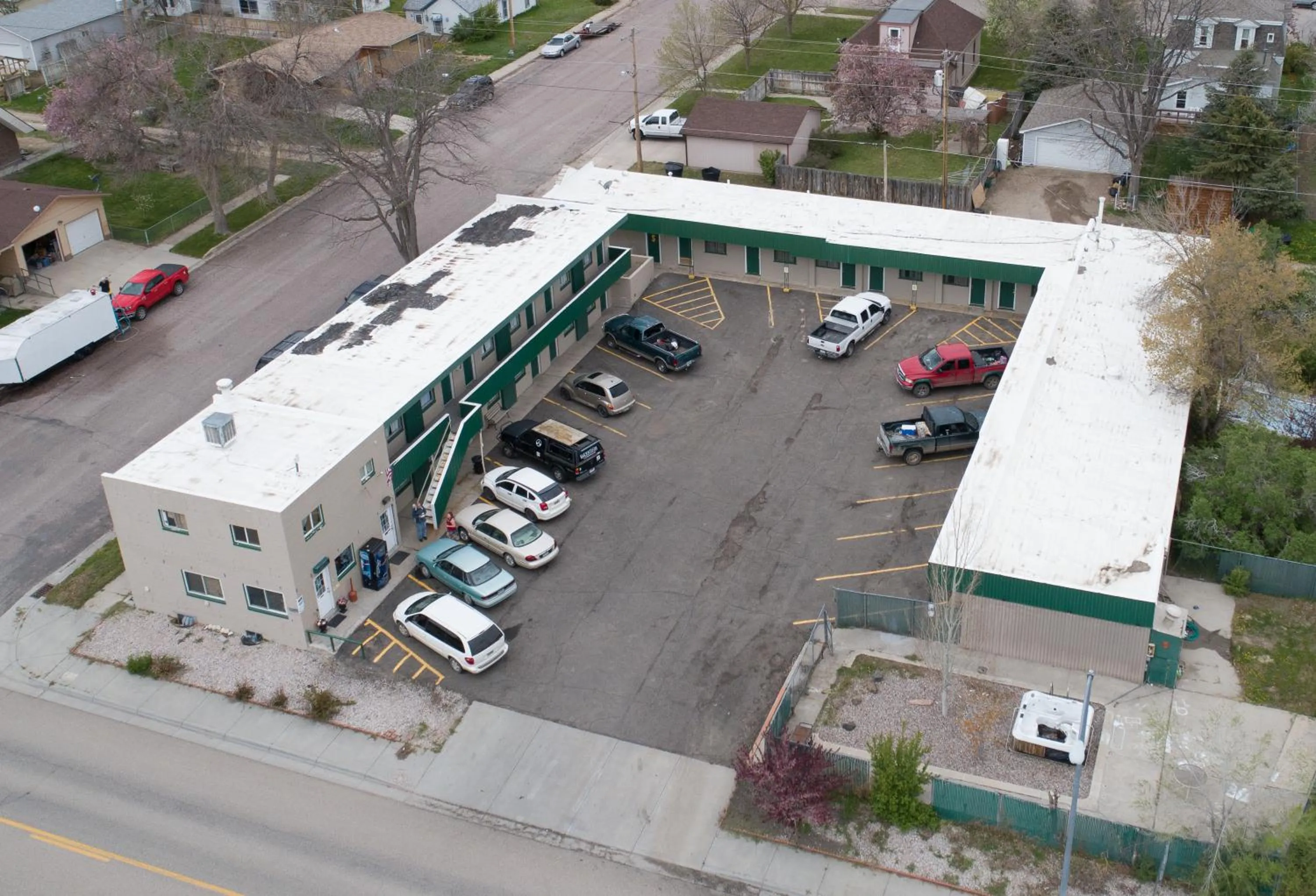Property building in Wyoming Motel