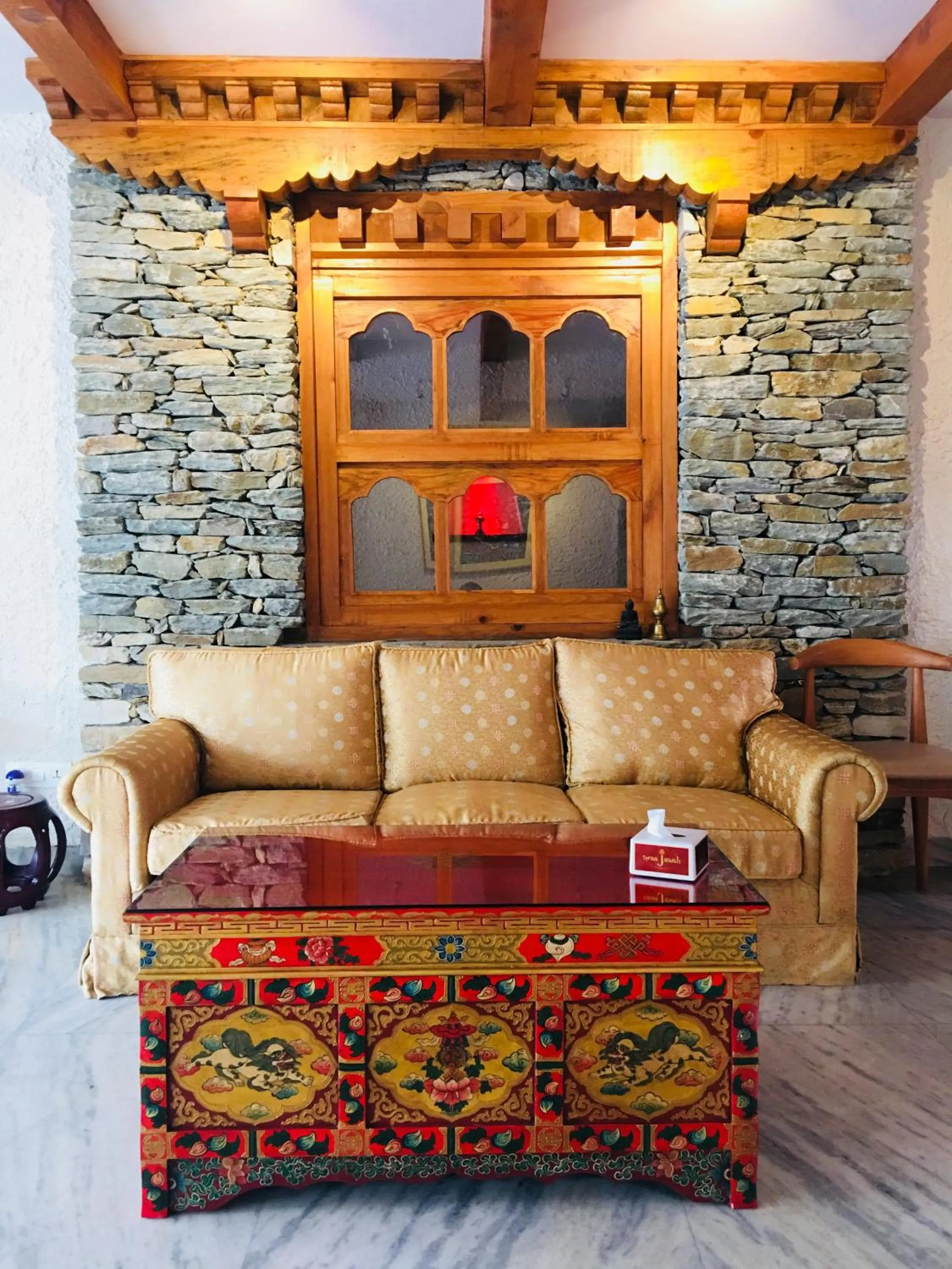 Seating area in Three Jewels Boutique Hotel