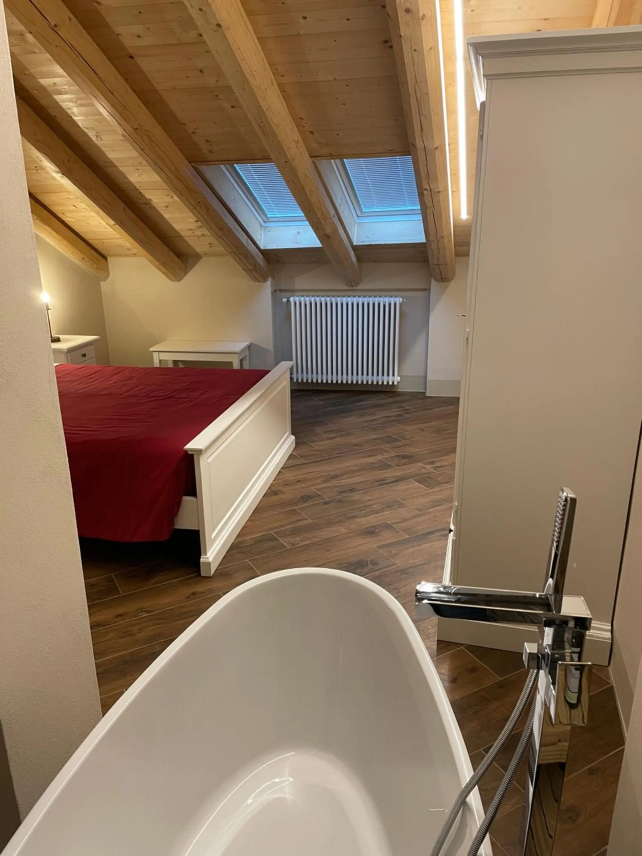 Bed in Albergo del Bramante